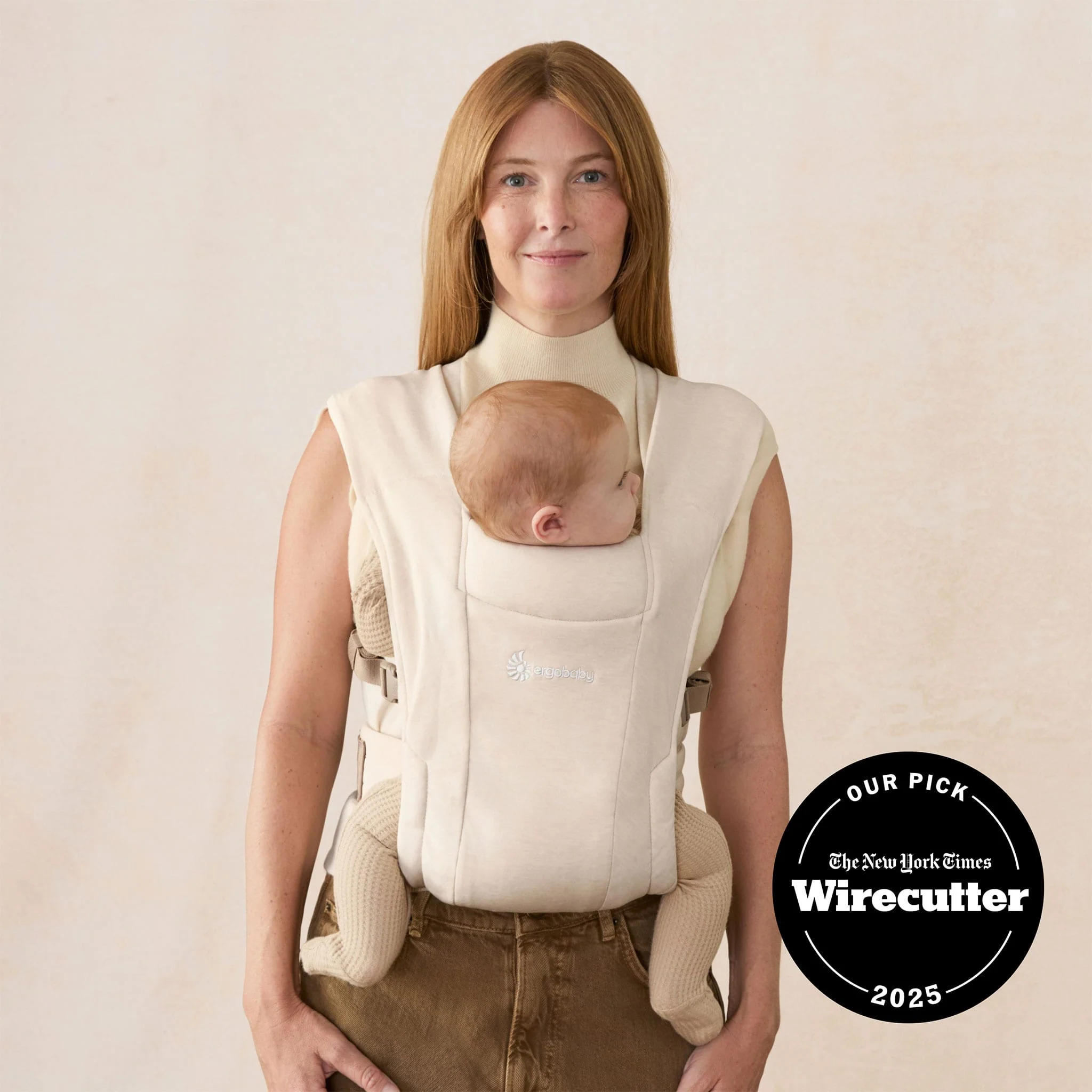 Porte-bébé Nouveau-Né Embrace - Crème - Image 4