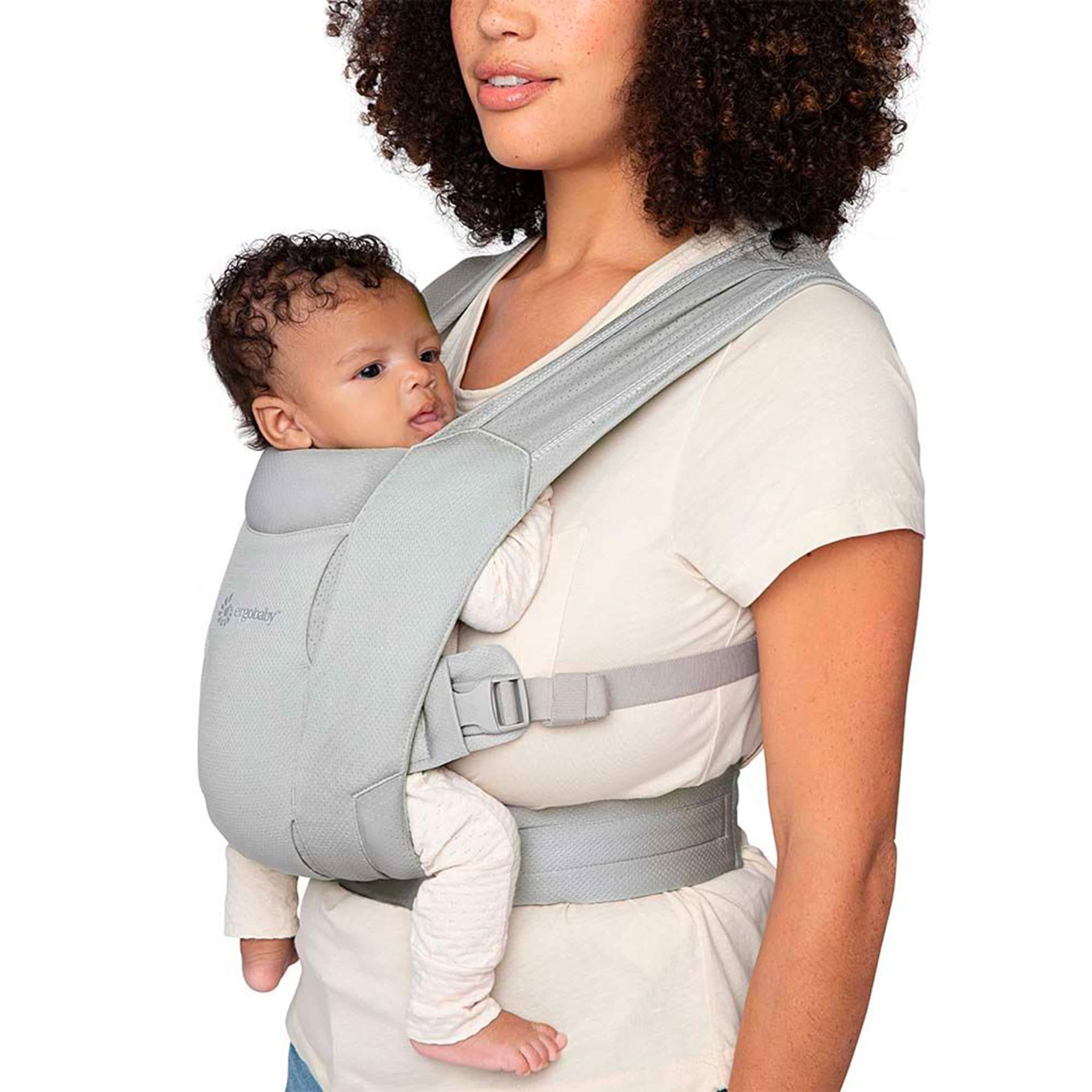 Porte-bébé Nouveau-Né Embrace Mesh - Gris Doux - Image 3