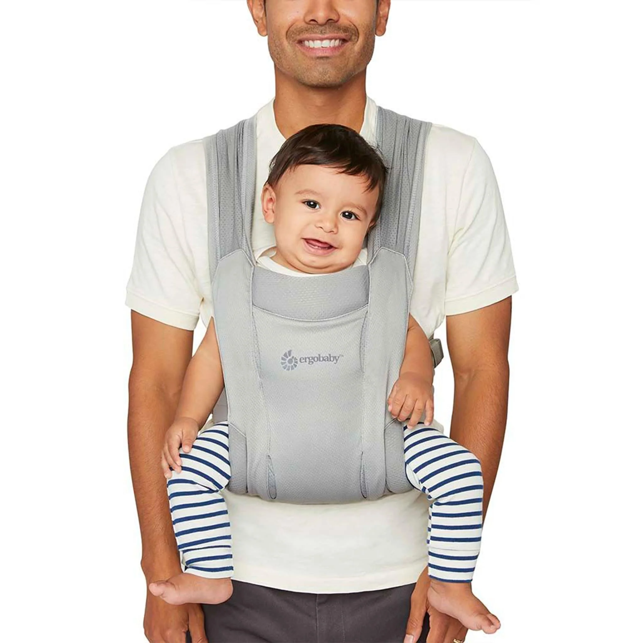 Porte-bébé Nouveau-Né Embrace Mesh - Gris Doux - Image 4