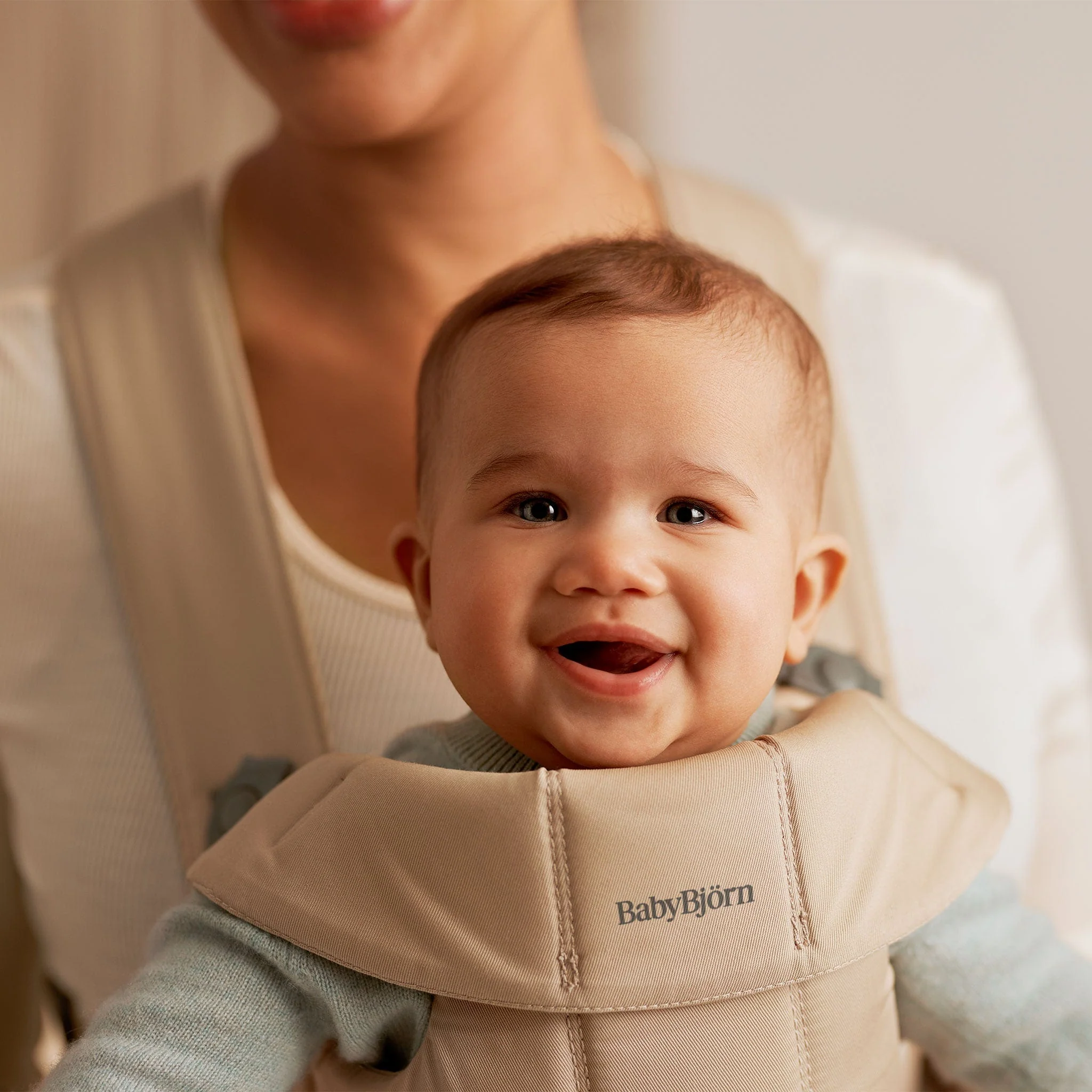 Porte-Bébé Mini - Wooven Beige - Image 12