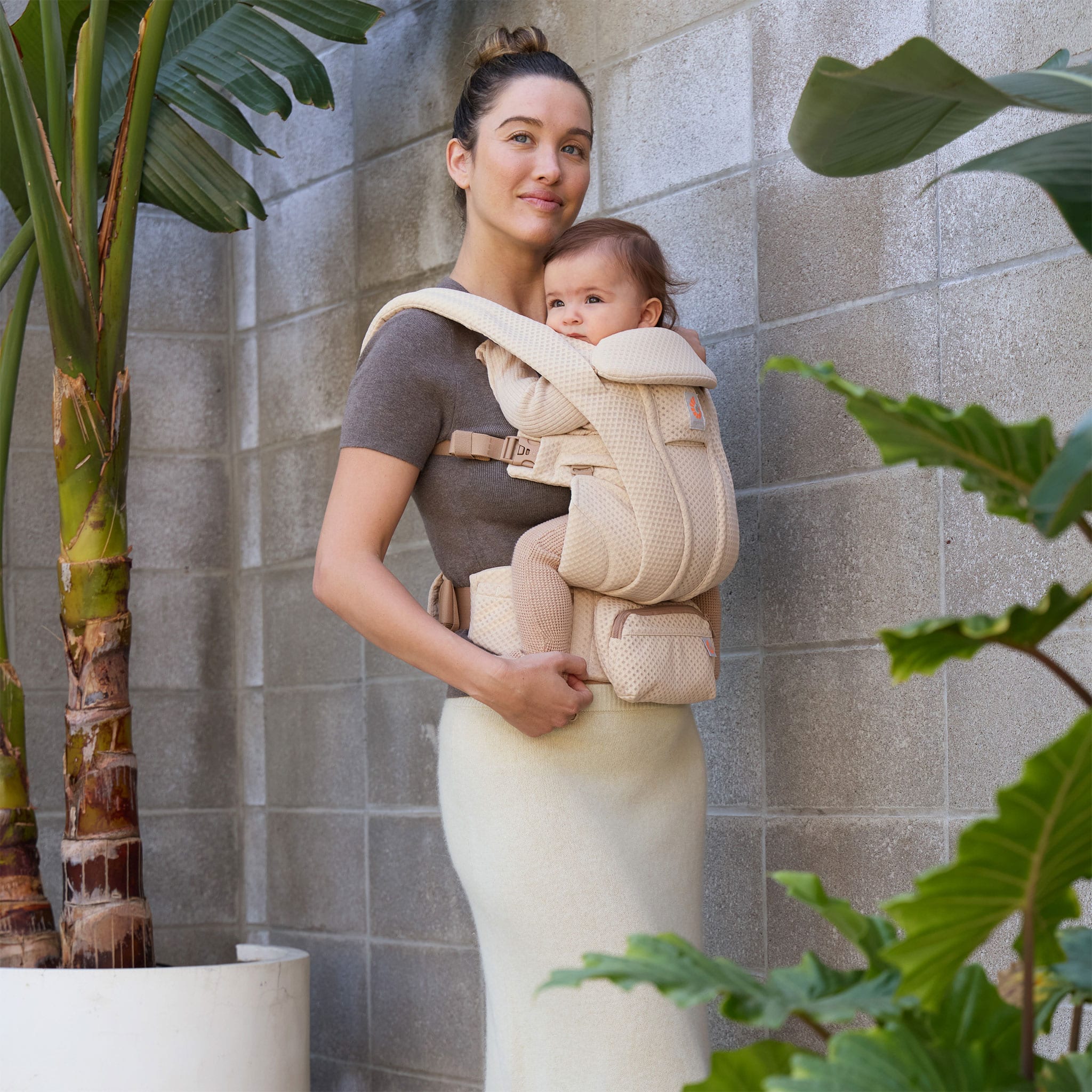 Porte-Bébé Omni Deluxe Mesh - Beige Naturel - Image 8
