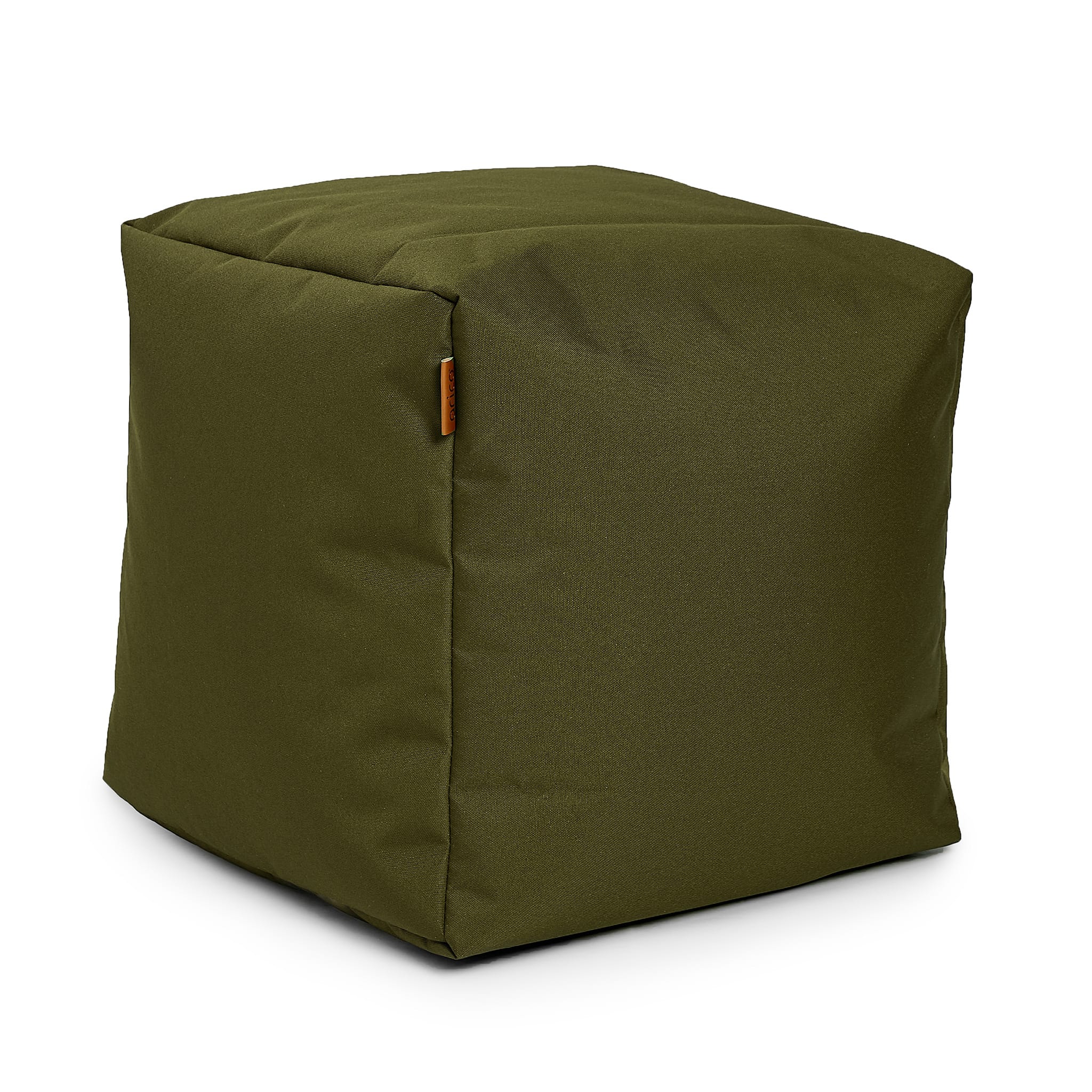 Pouf Repose-Pieds Carré - Olive