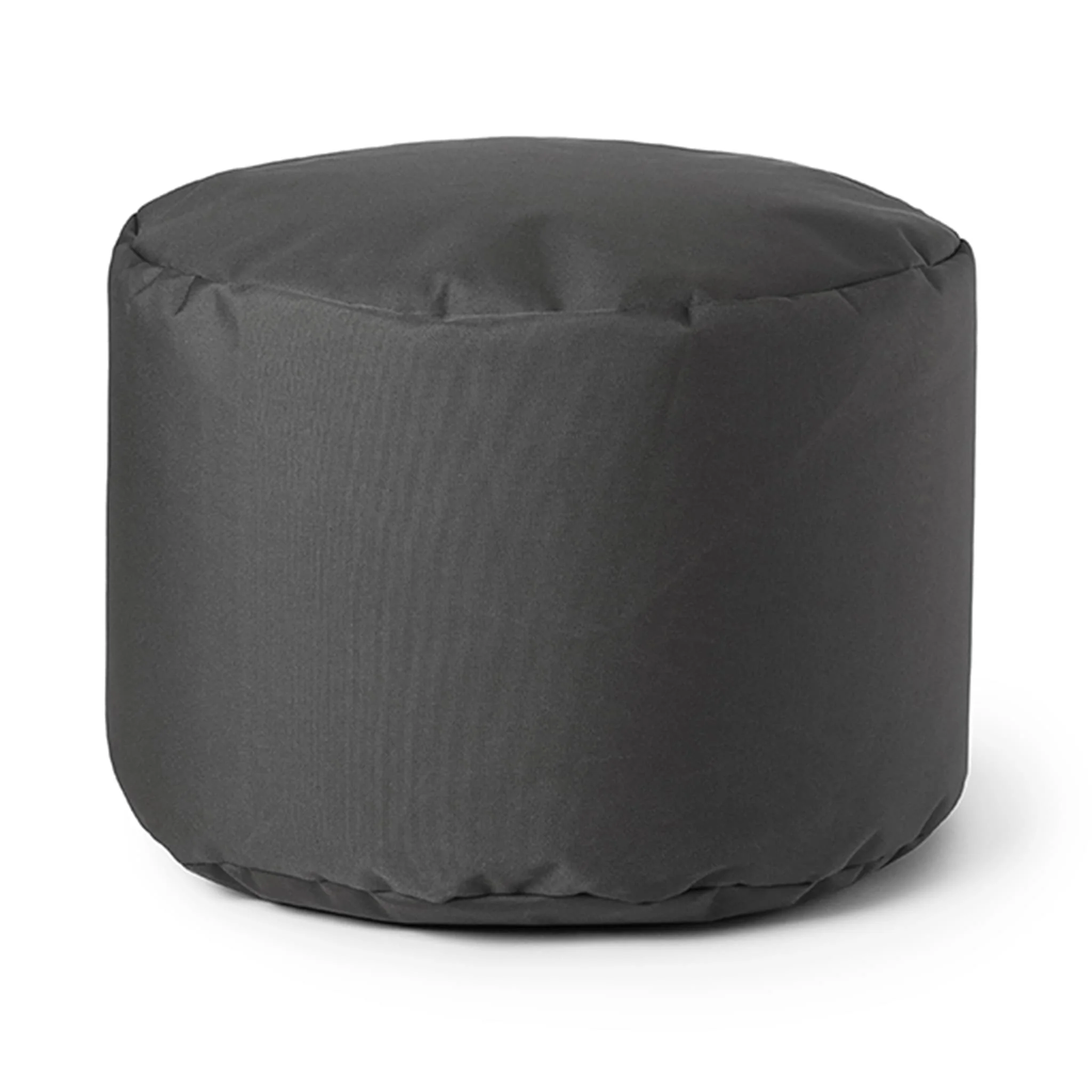 Pouf Repose-pieds Rond - Charbon