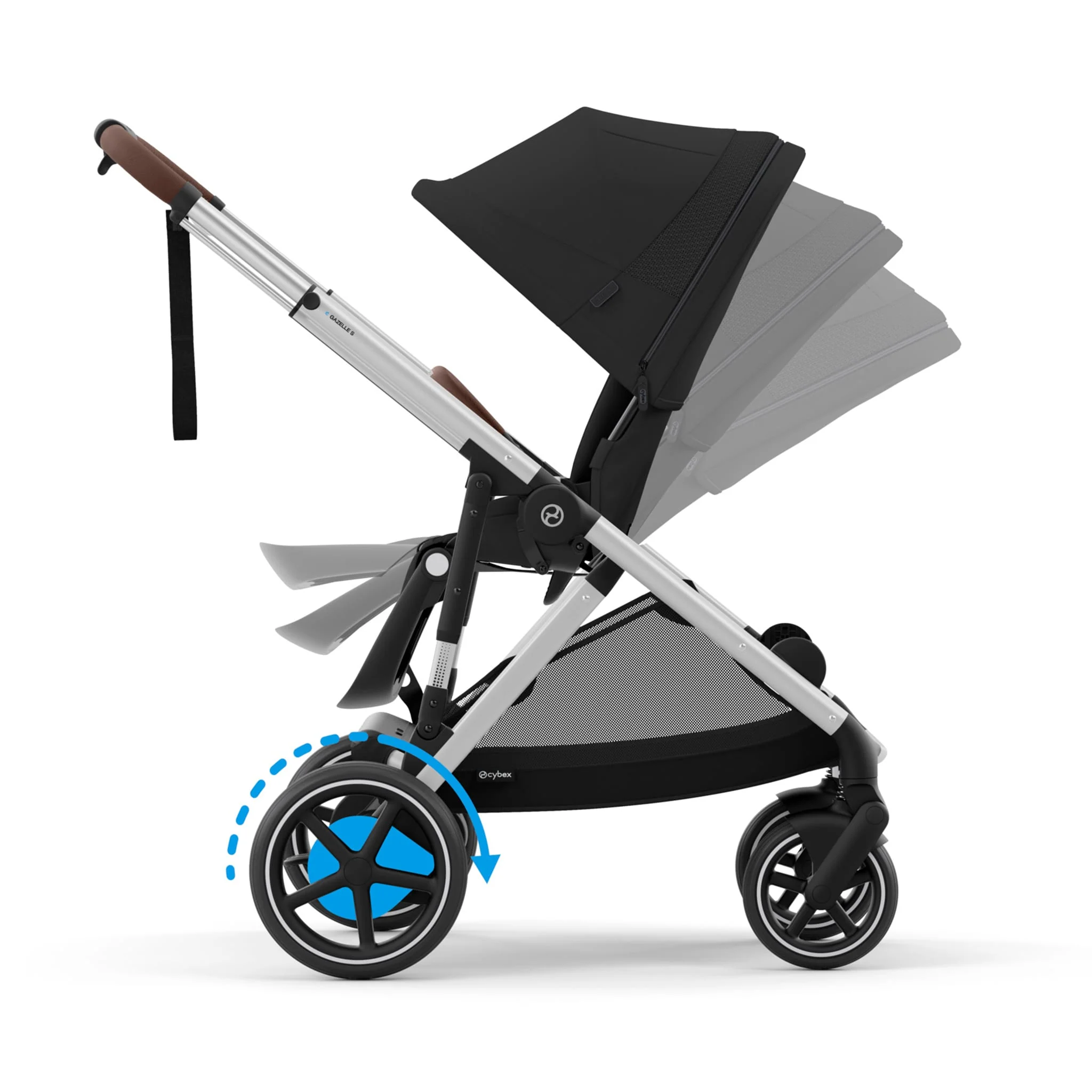 Poussette eGazelle S - Noir - Image 5