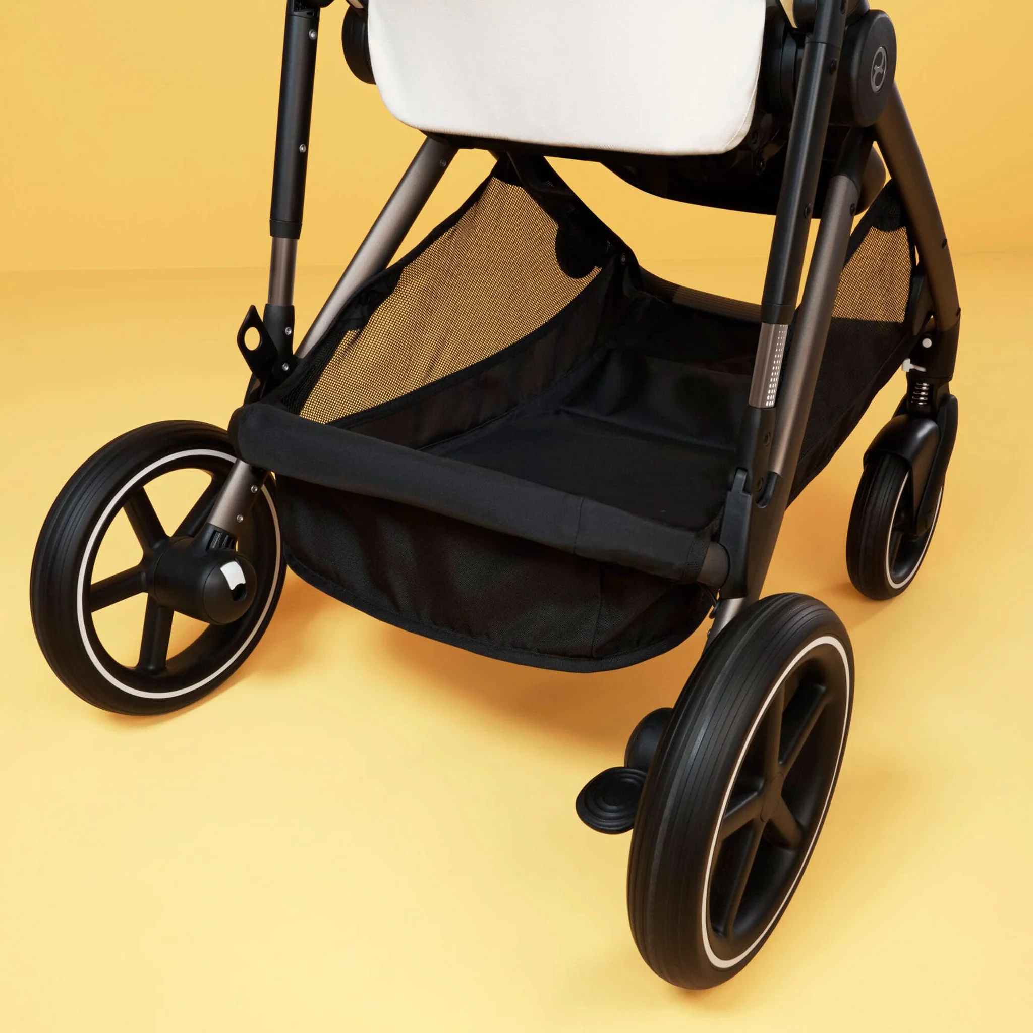 Poussette Gazelle S – Châssis couleur argent avec siège Bleu Océan - Image 22
