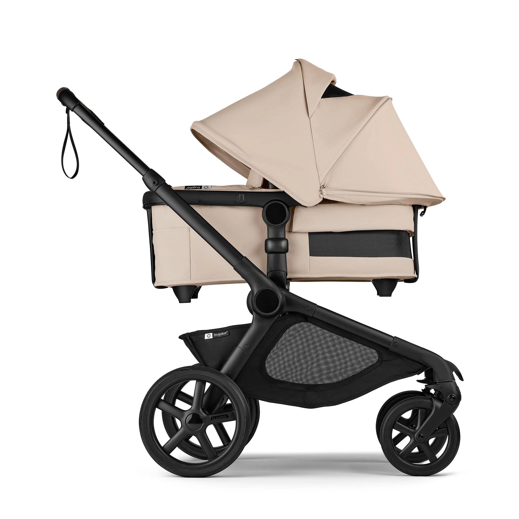 Poussette Complète Kangaroo - Noir / Taupe - Image 4