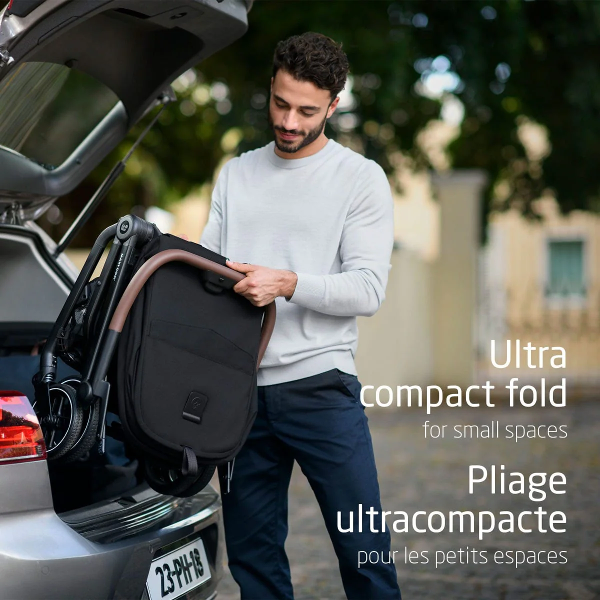 Poussette Ultra Compacte Leona - Essentiel Noir - Image 9