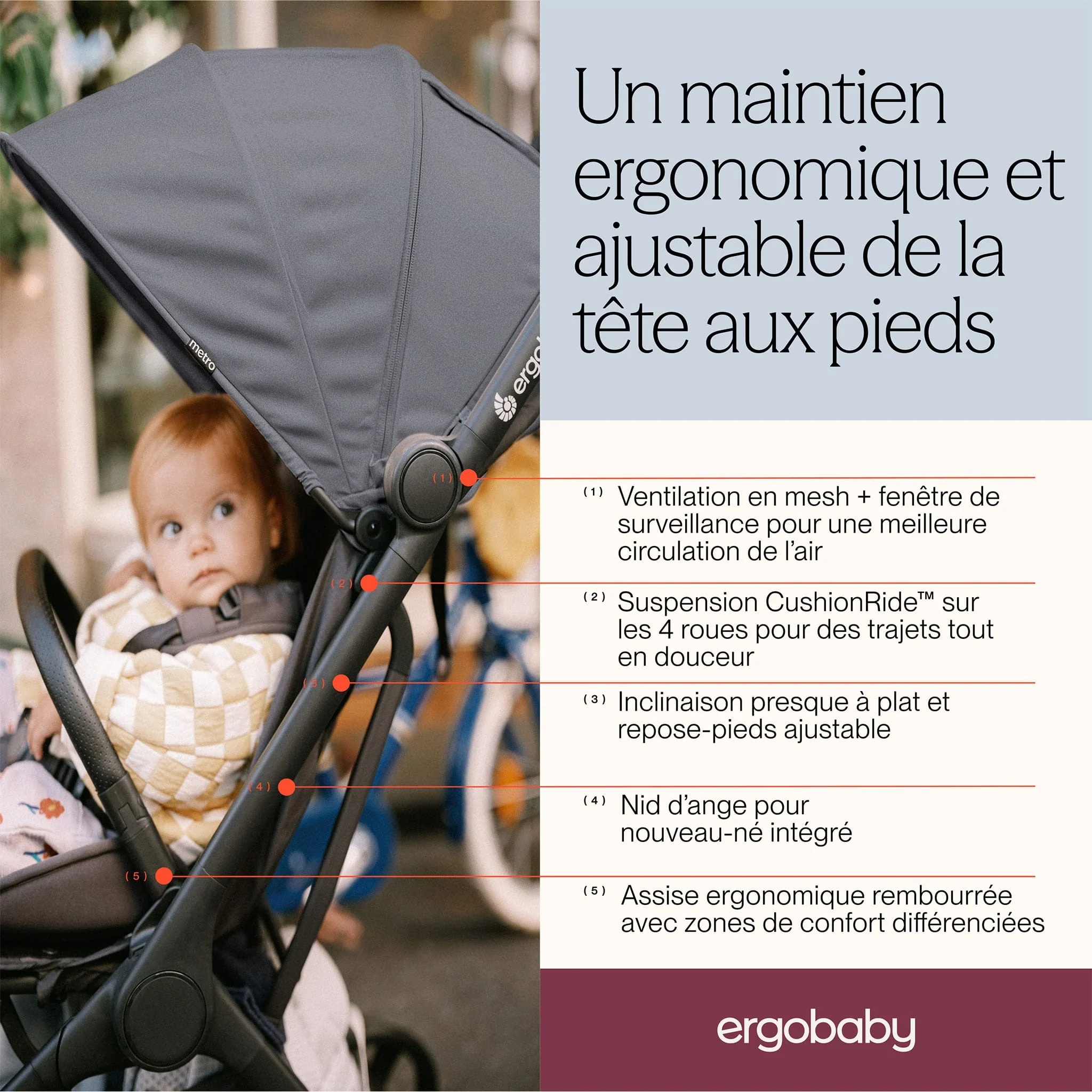 Poussette Metro 3 - Onyx - Image 9