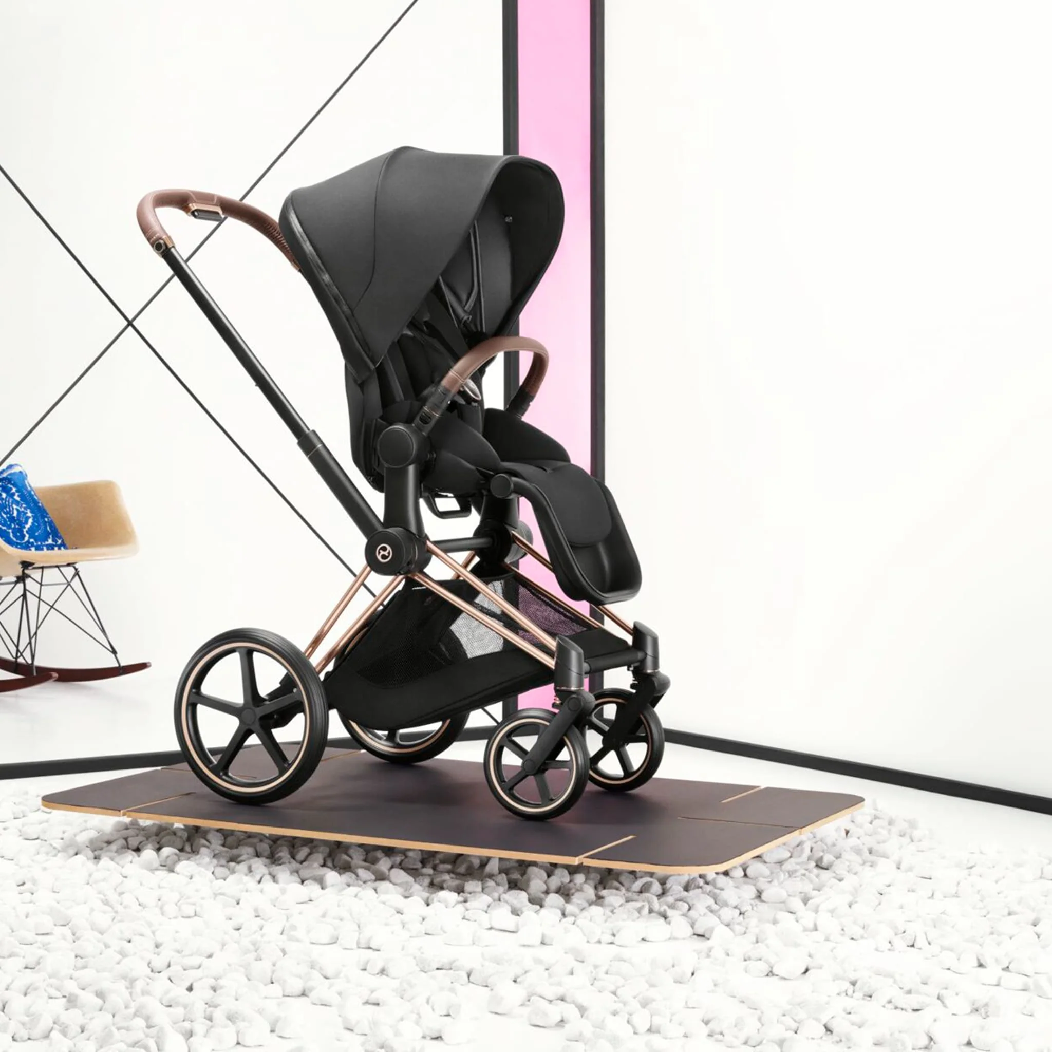 Poussette Priam - Rosegold Brun - Image 10