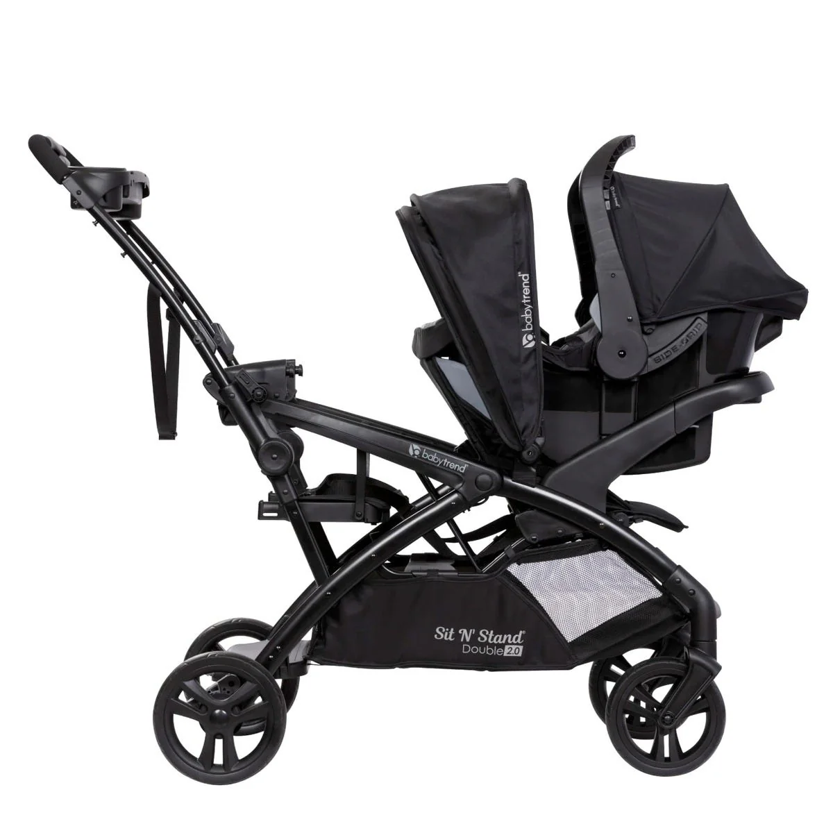 Poussette Sit N' Stand® Double 2.0 - Noir Dash - Image 7