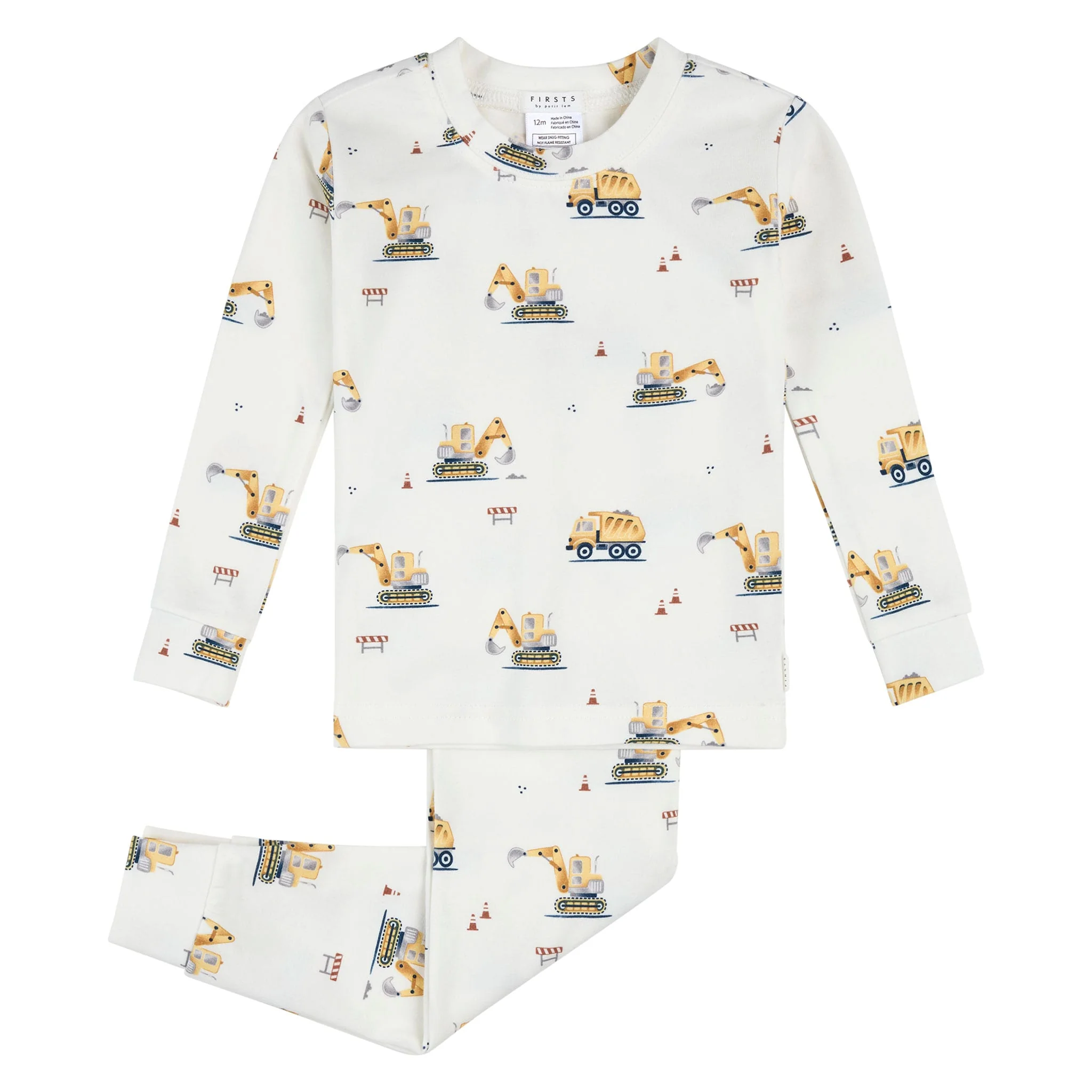Pyjama Deux Pièces Construction 12-24mois
