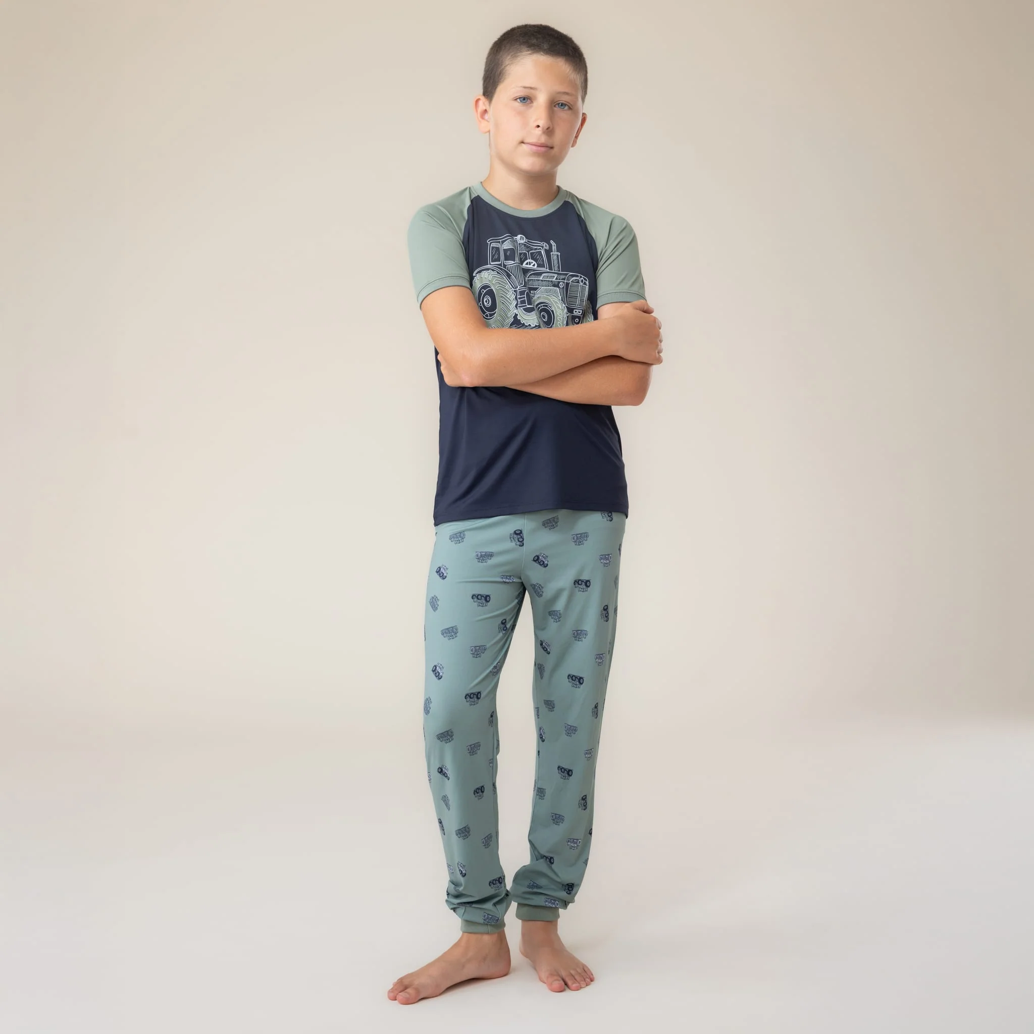 Pyjama Trois Pièces Tracteurs 2-12ans - Image 4