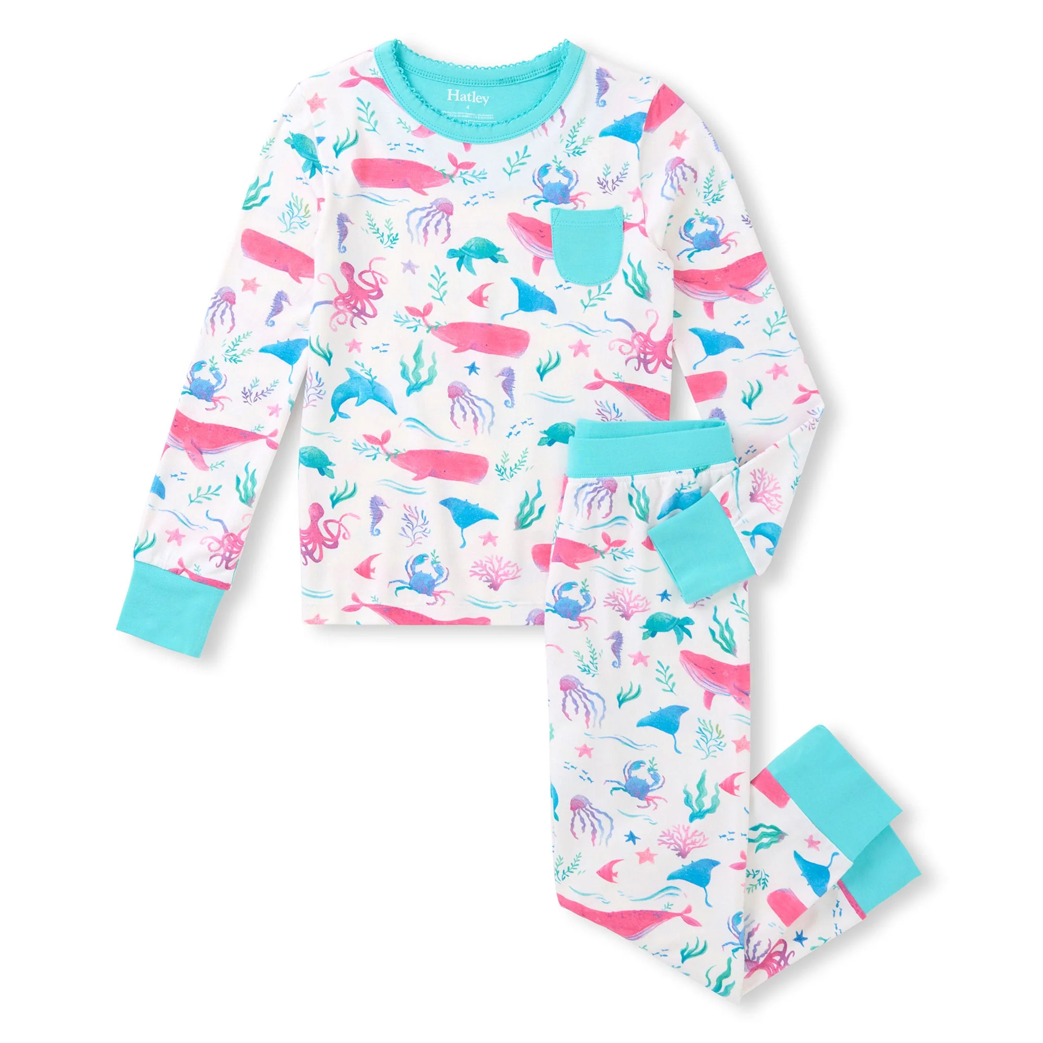 Pyjama Bambou Ocean 3-10ans