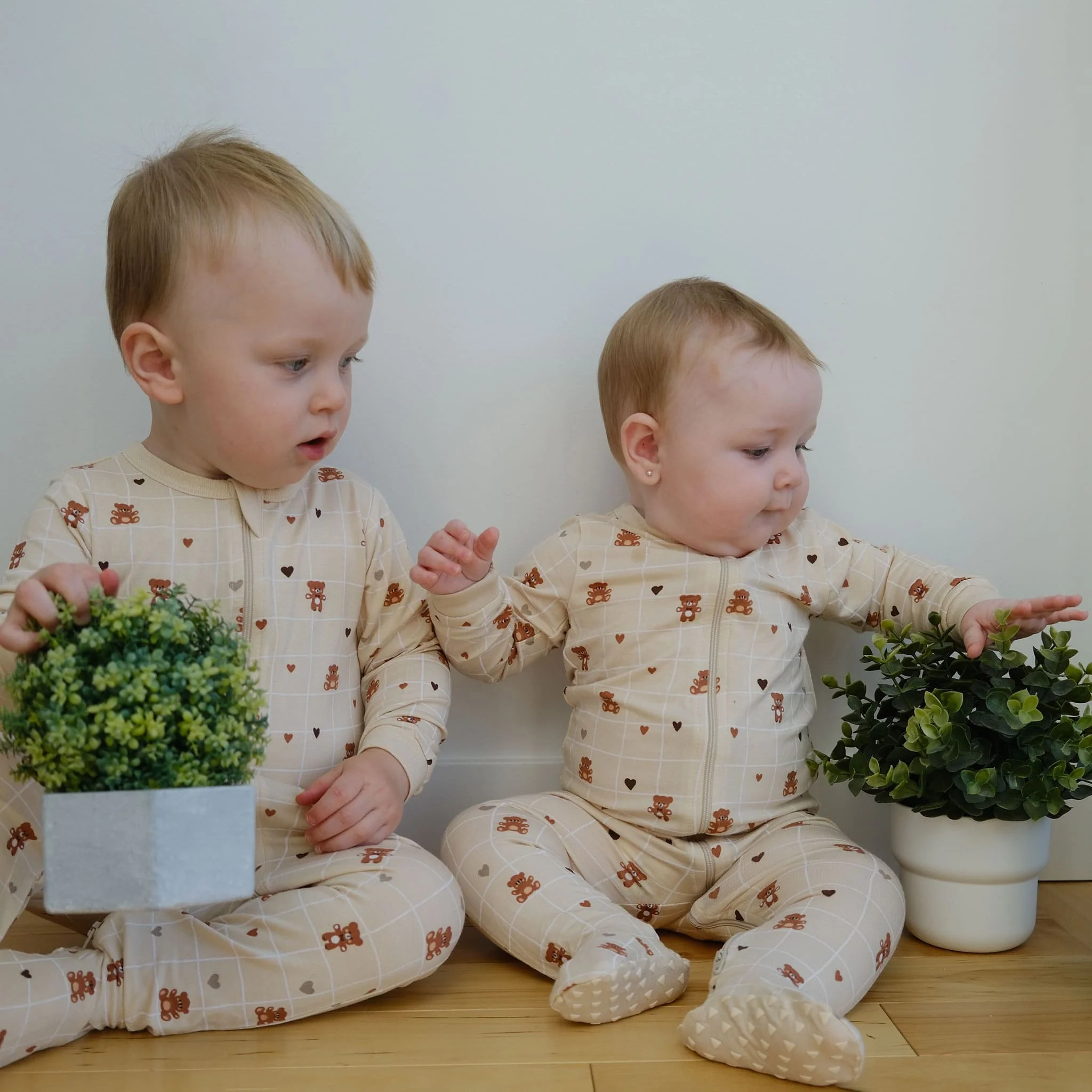 Pyjama Carreaux Ours 0-30mois - Image 4