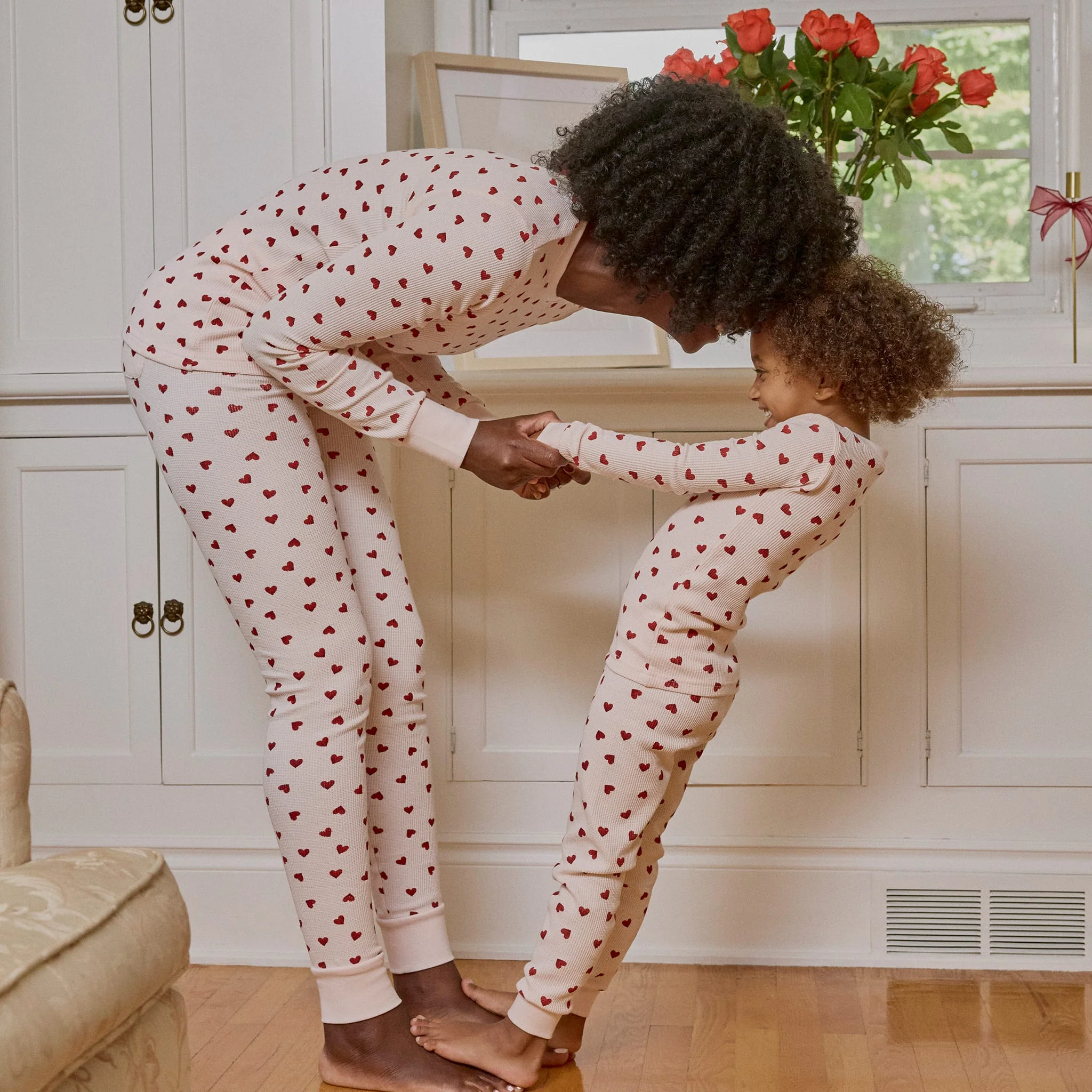 Pyjama Coeurs Gaufré 2-6X - Image 3