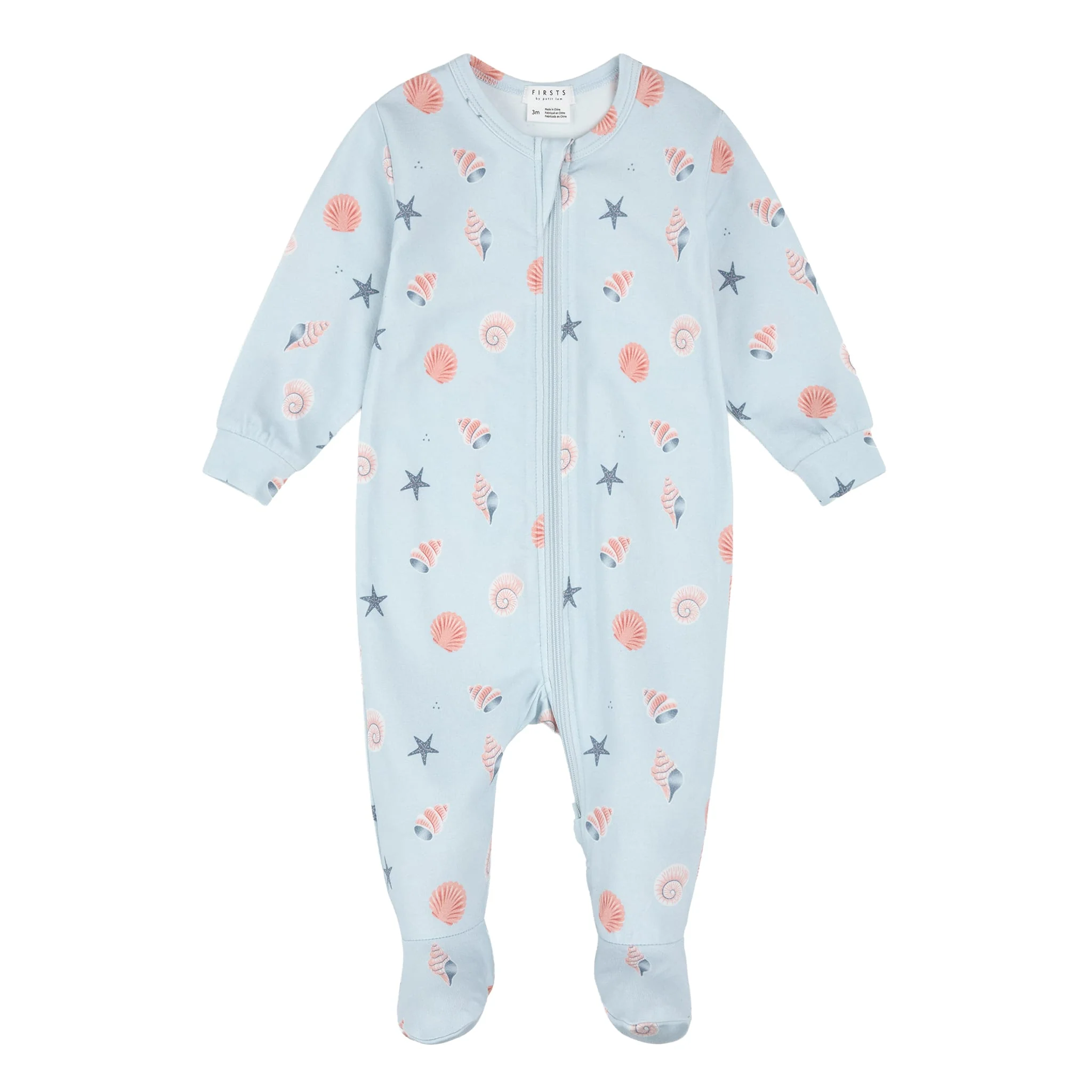 Pyjama Coquillages Dauphins 0-12mois