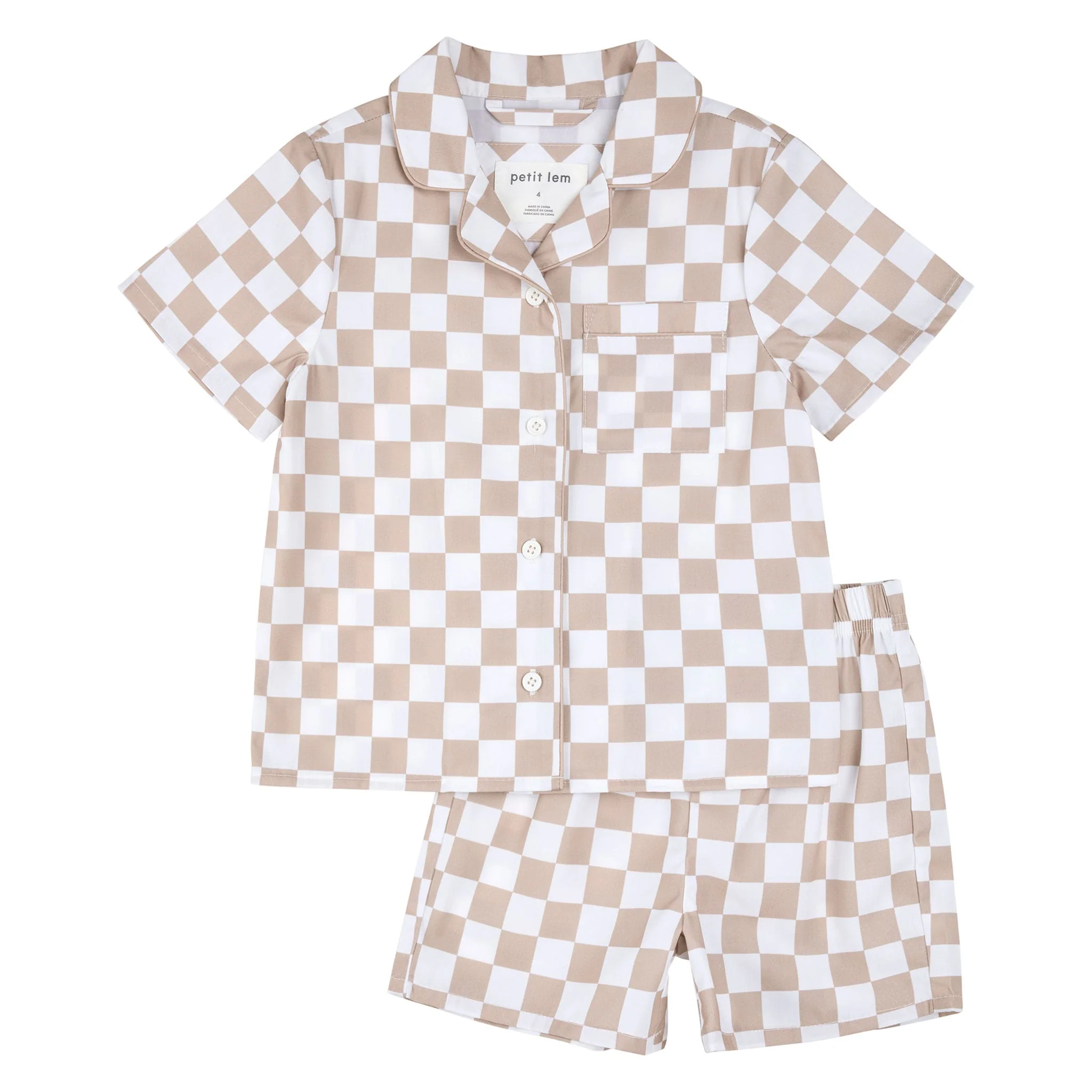 Pyjama Damier 2-7ans