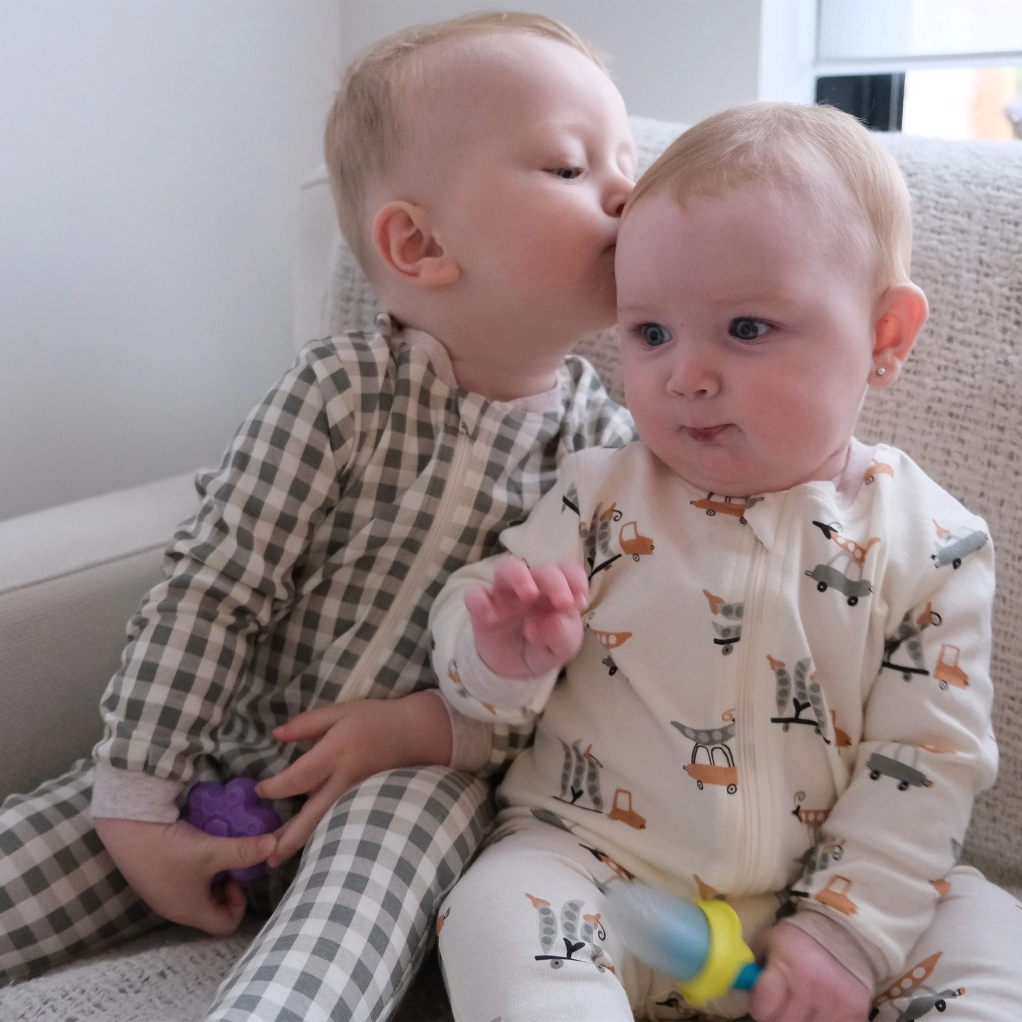 Pyjama Gingham Pois 0-30mois - Image 4