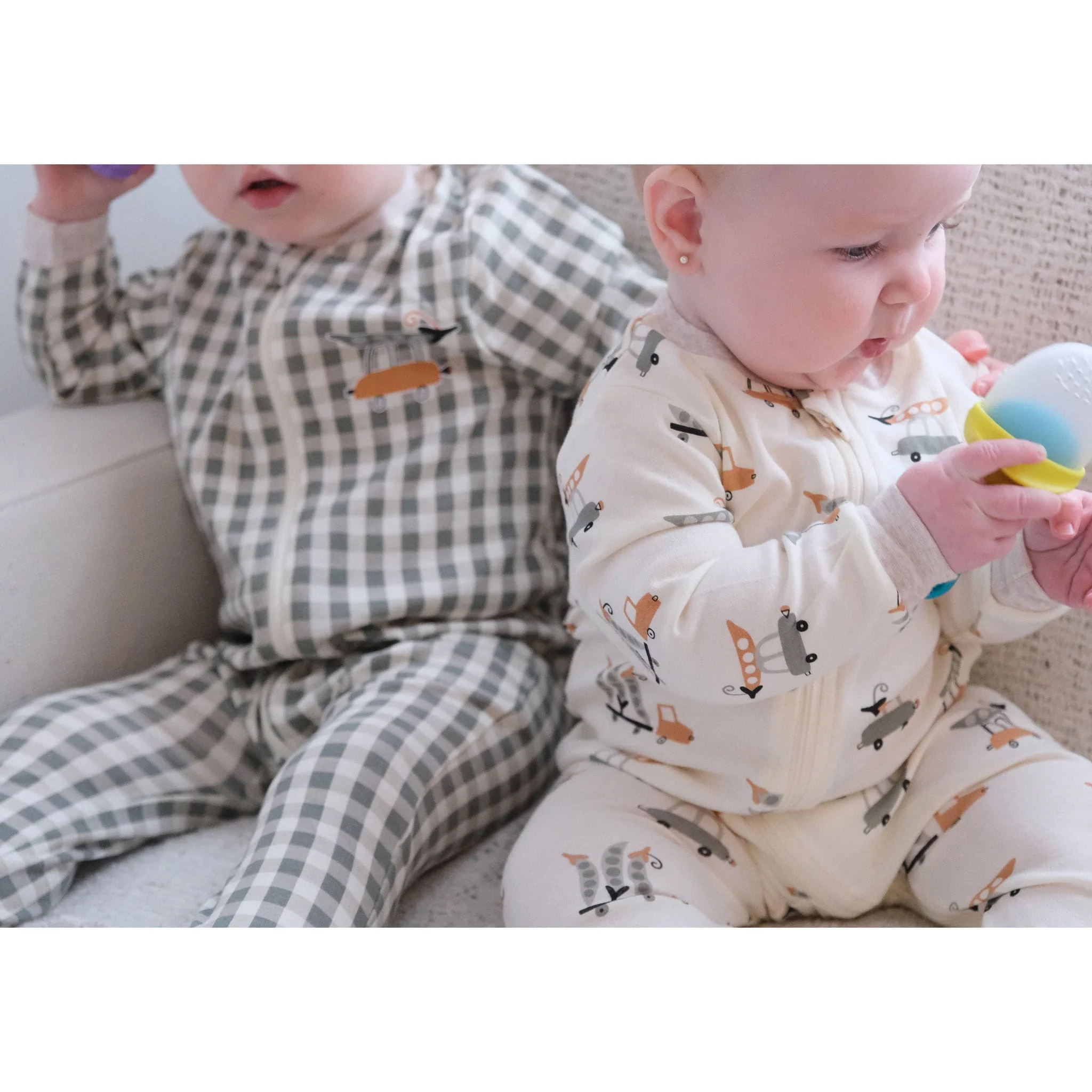 Pyjama Gingham Pois 0-30mois - Image 5