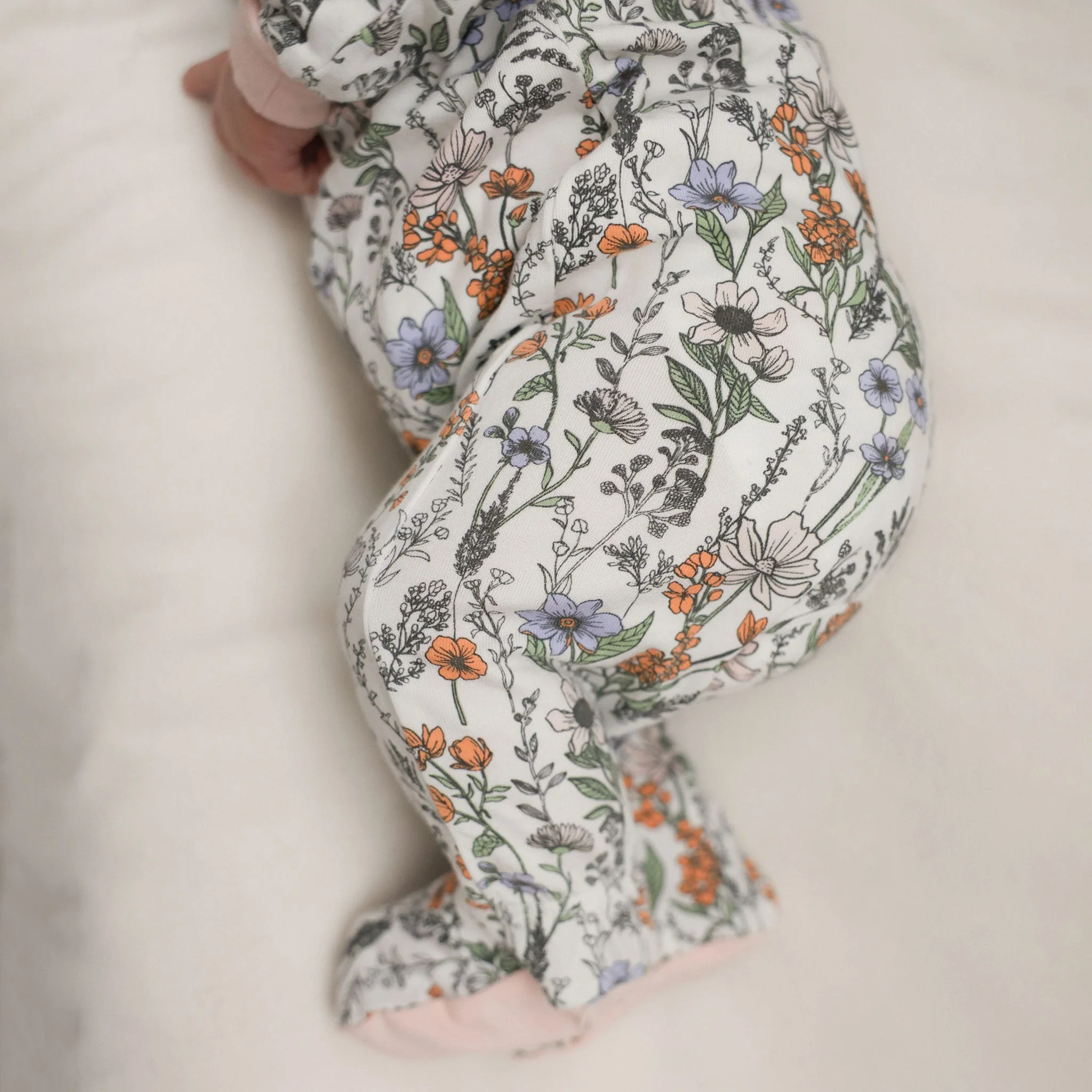 Pyjama Magnétique Fleurs Prématuré -18mois - Image 5