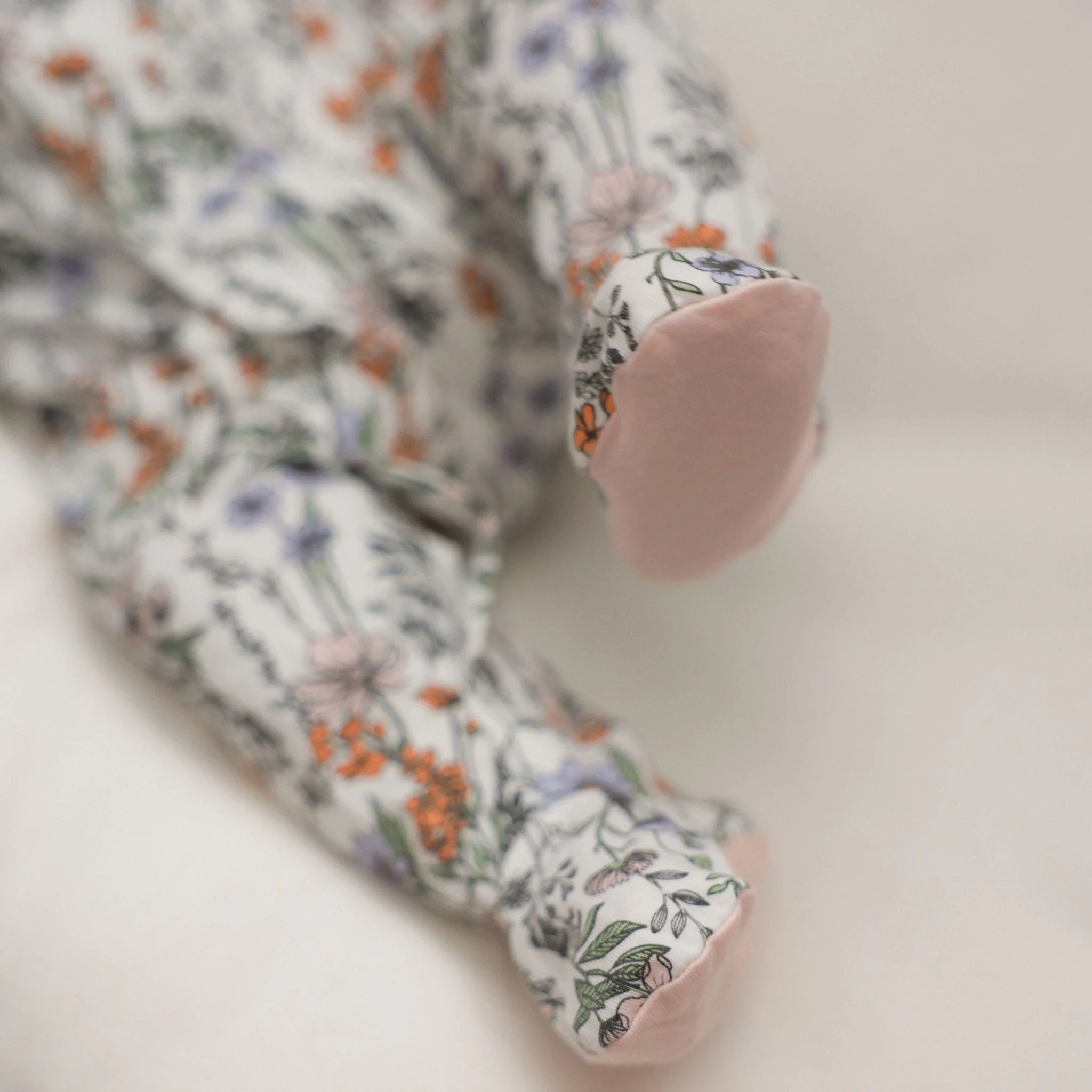 Pyjama Magnétique Fleurs Prématuré -18mois - Image 6