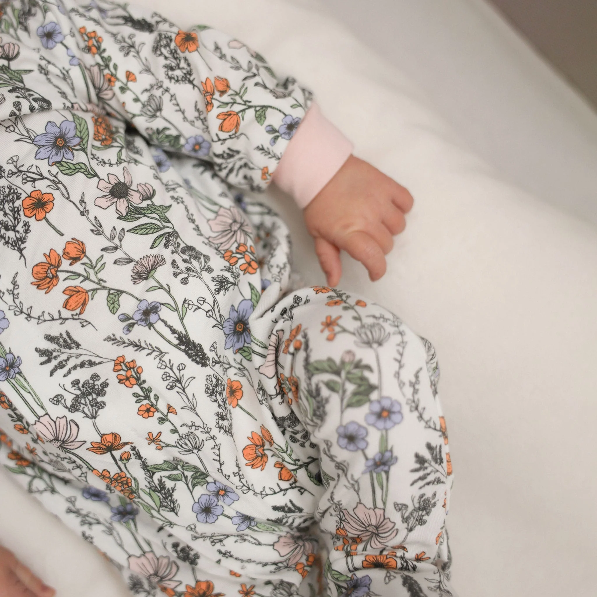 Pyjama Magnétique Fleurs Prématuré -18mois - Image 7