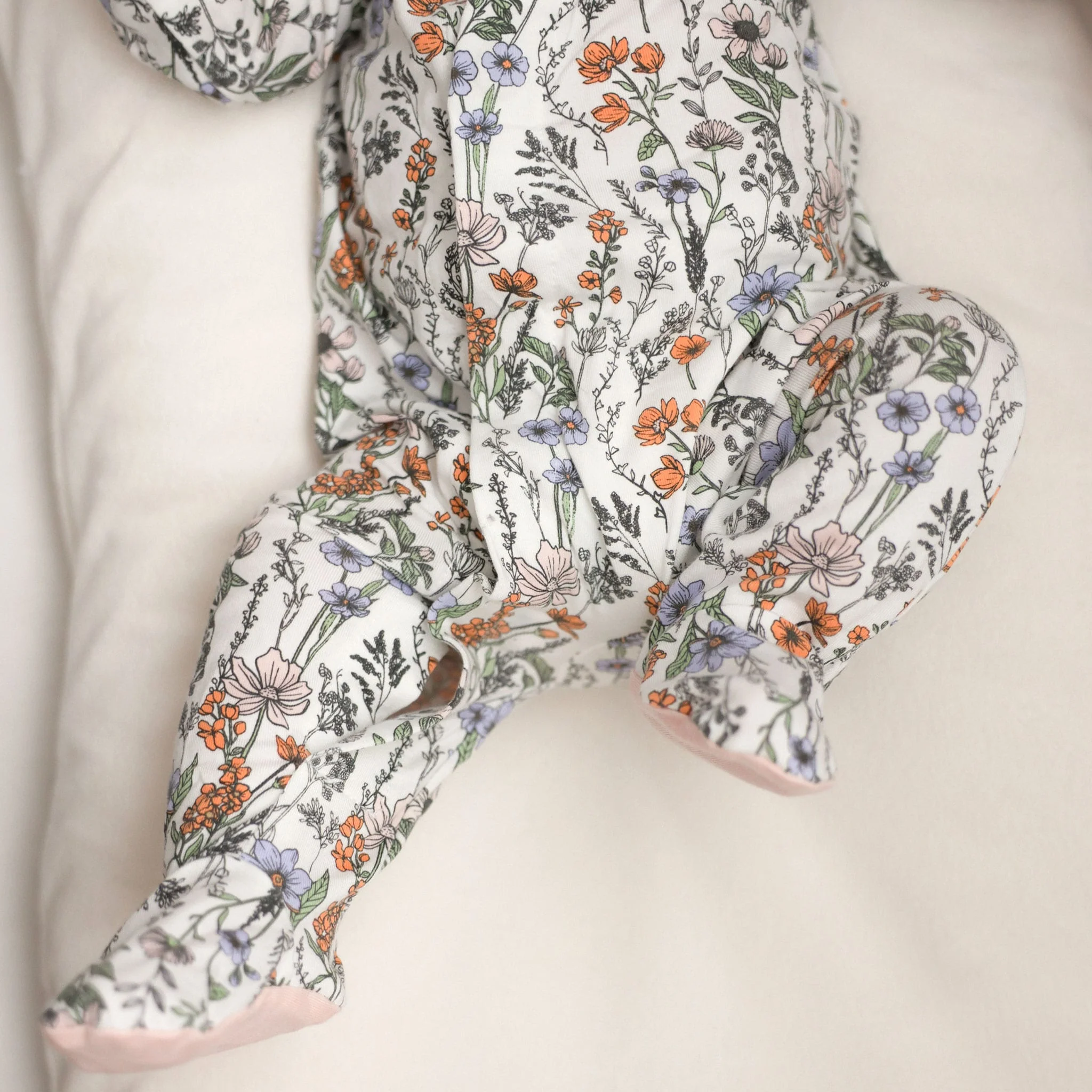 Pyjama Magnétique Fleurs Prématuré -18mois - Image 8