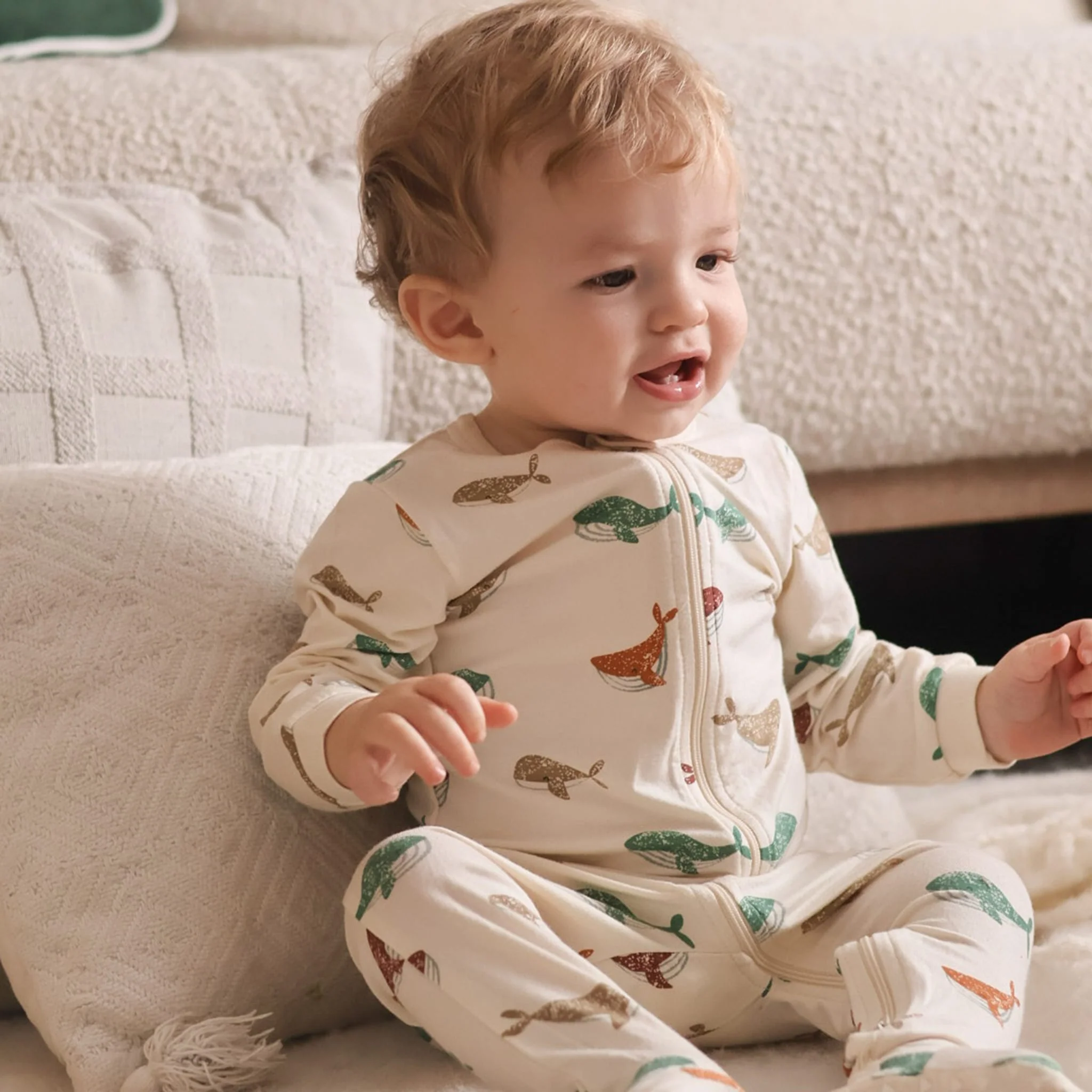 Pyjama Modal Baleines 0-30mois - Image 3