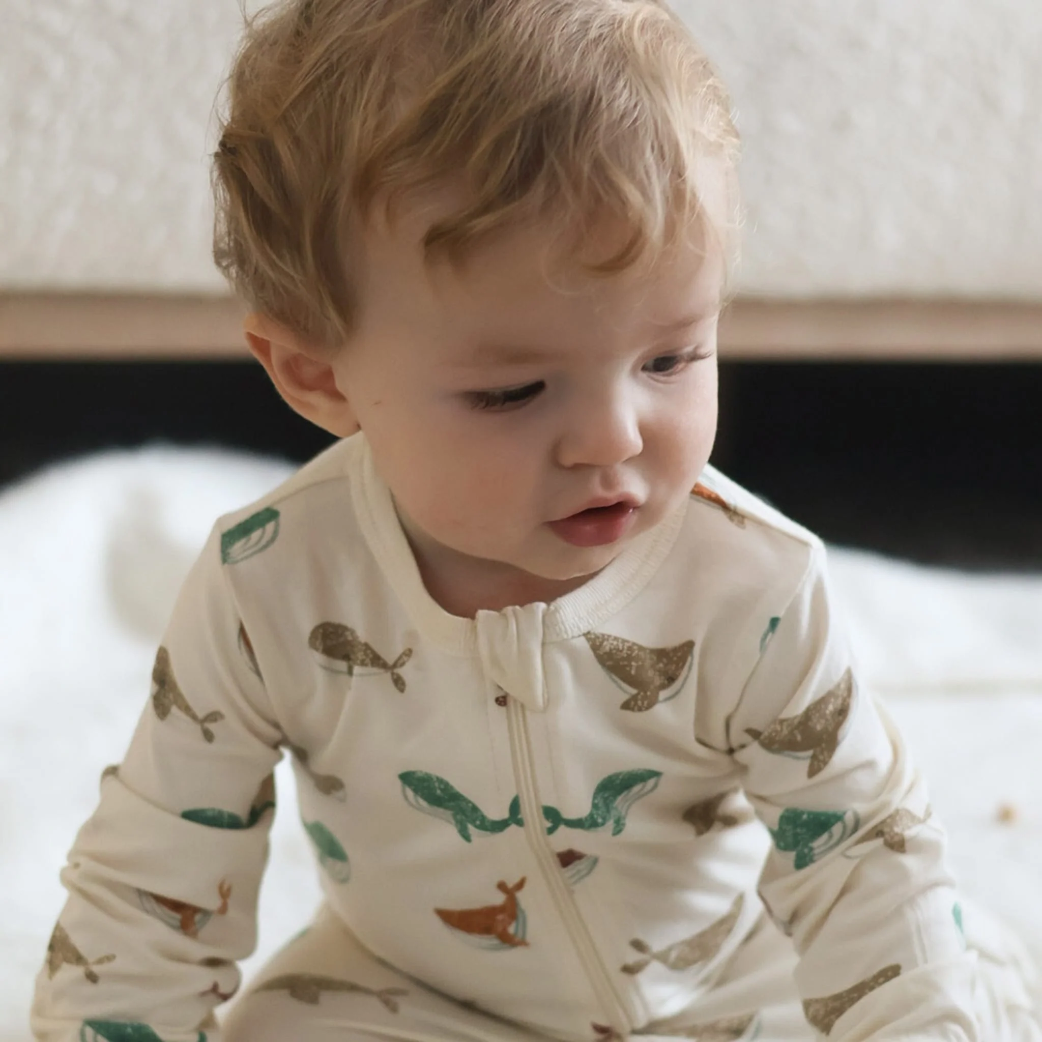Pyjama Modal Baleines 0-30mois - Image 4