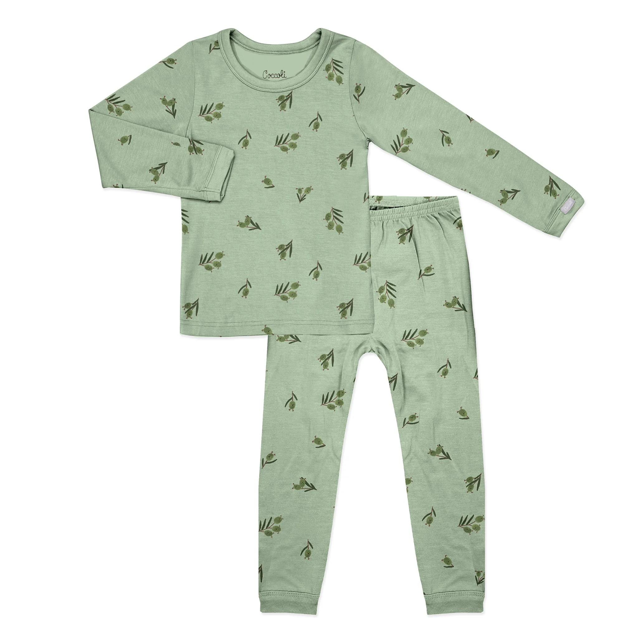 Pyjama Olives 2-12ans - Coccoli x La Petite Ourse