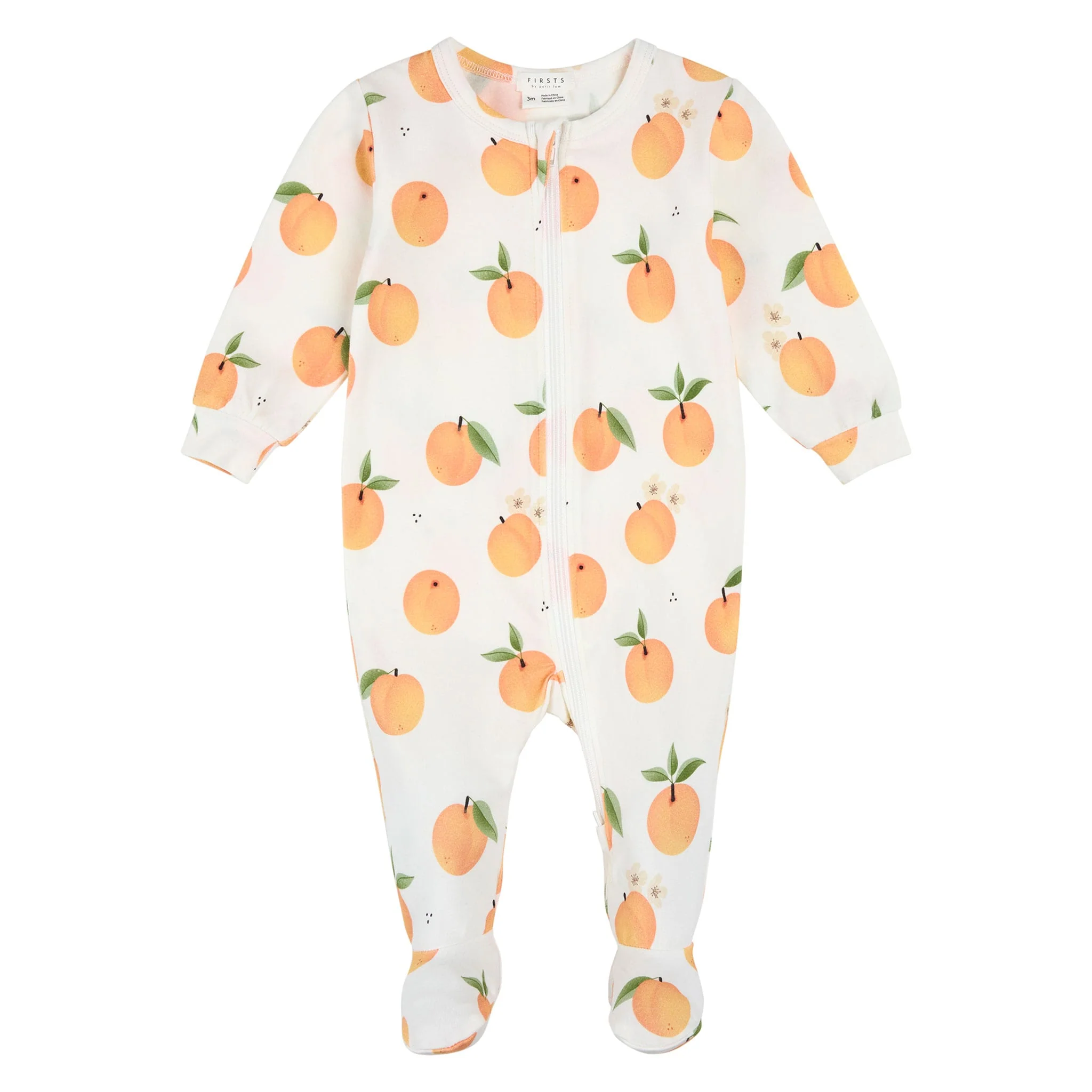 Pyjama Pêches 0-12mois
