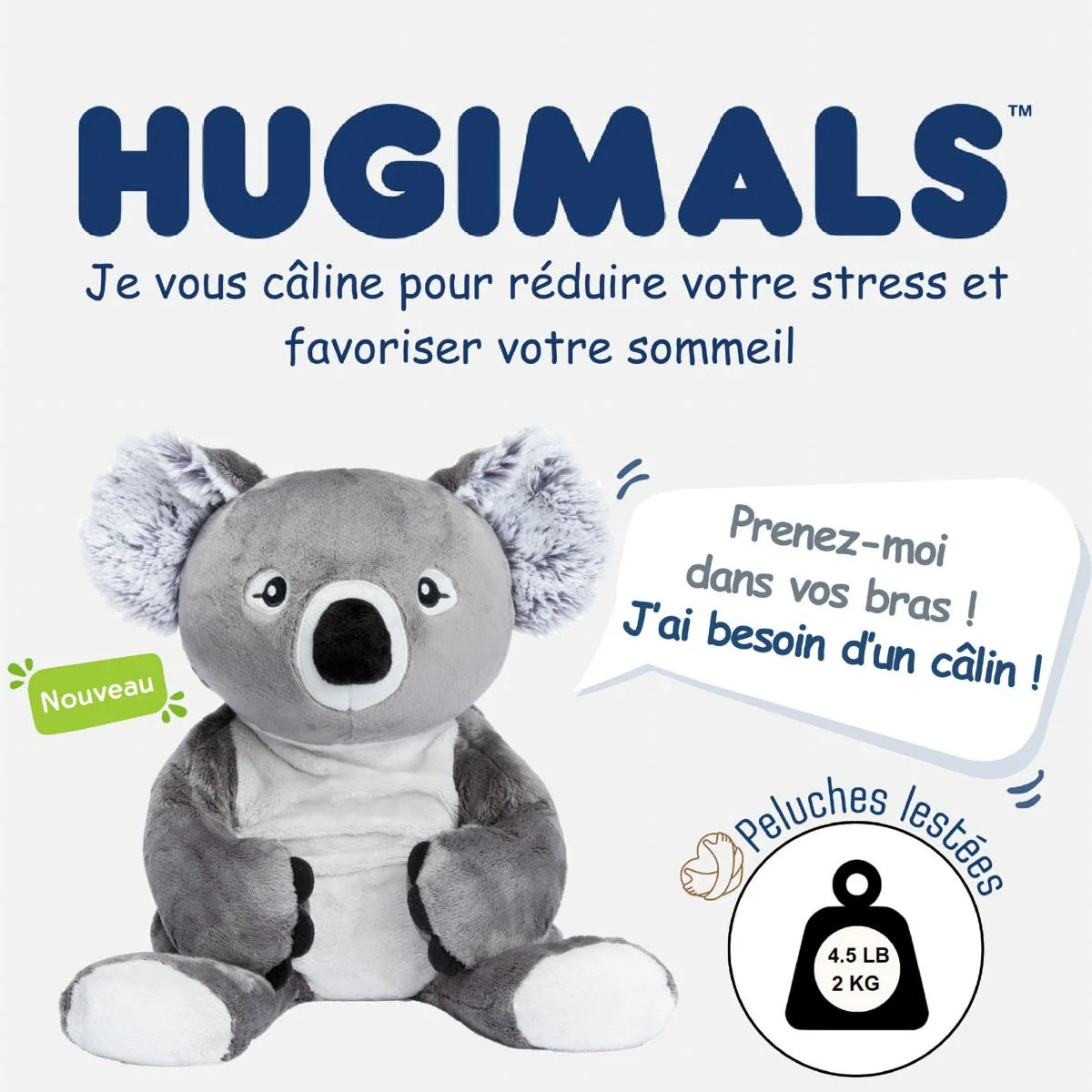 Peluche Lourde 2kg - Quinn le Koala - Image 7