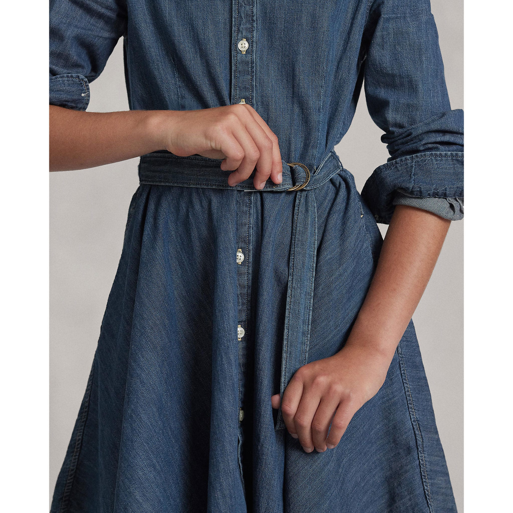 Robe Chemise Denim 7-16ans - Image 4