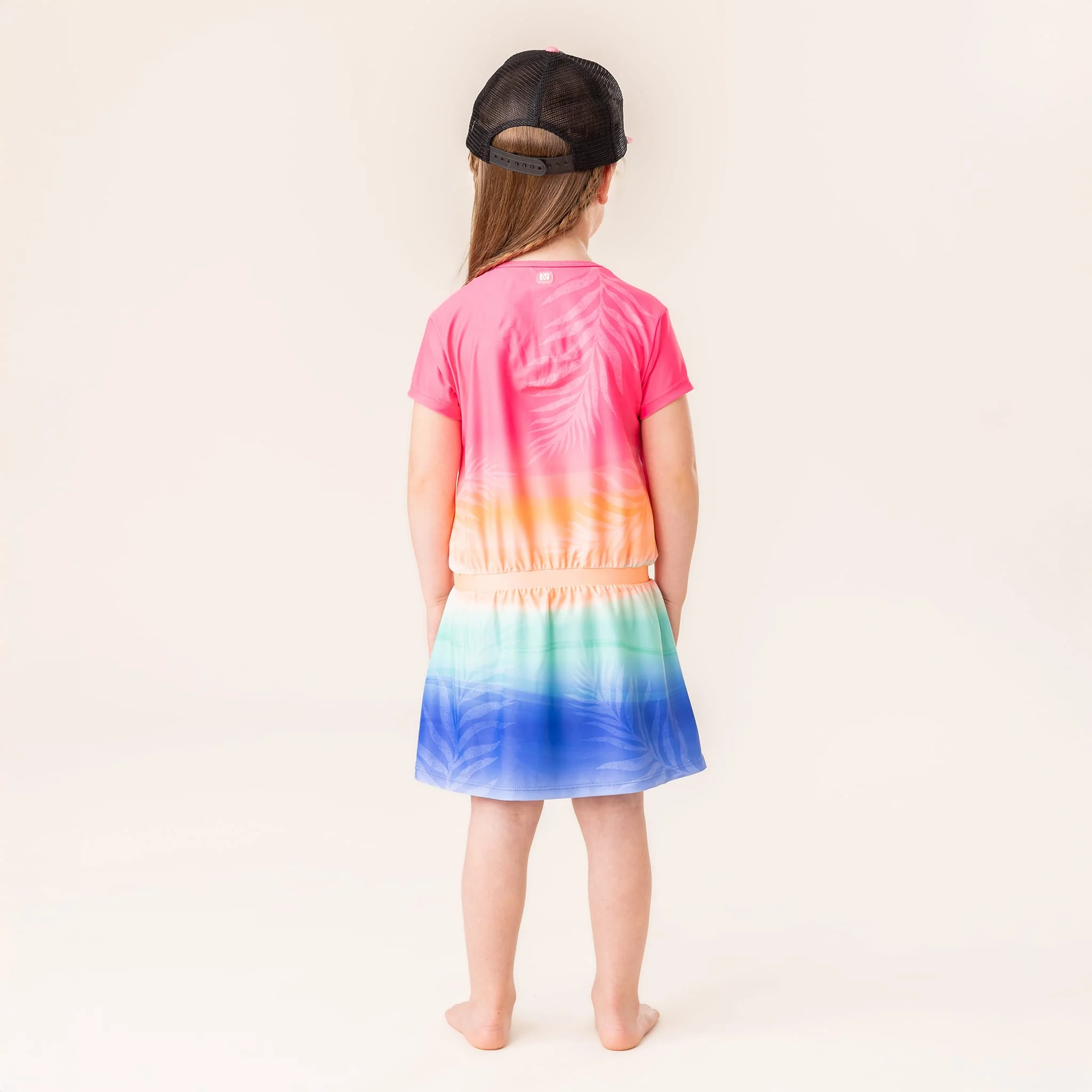 Robe De Plage Arc-en-ciel 2-14ans - Image 3