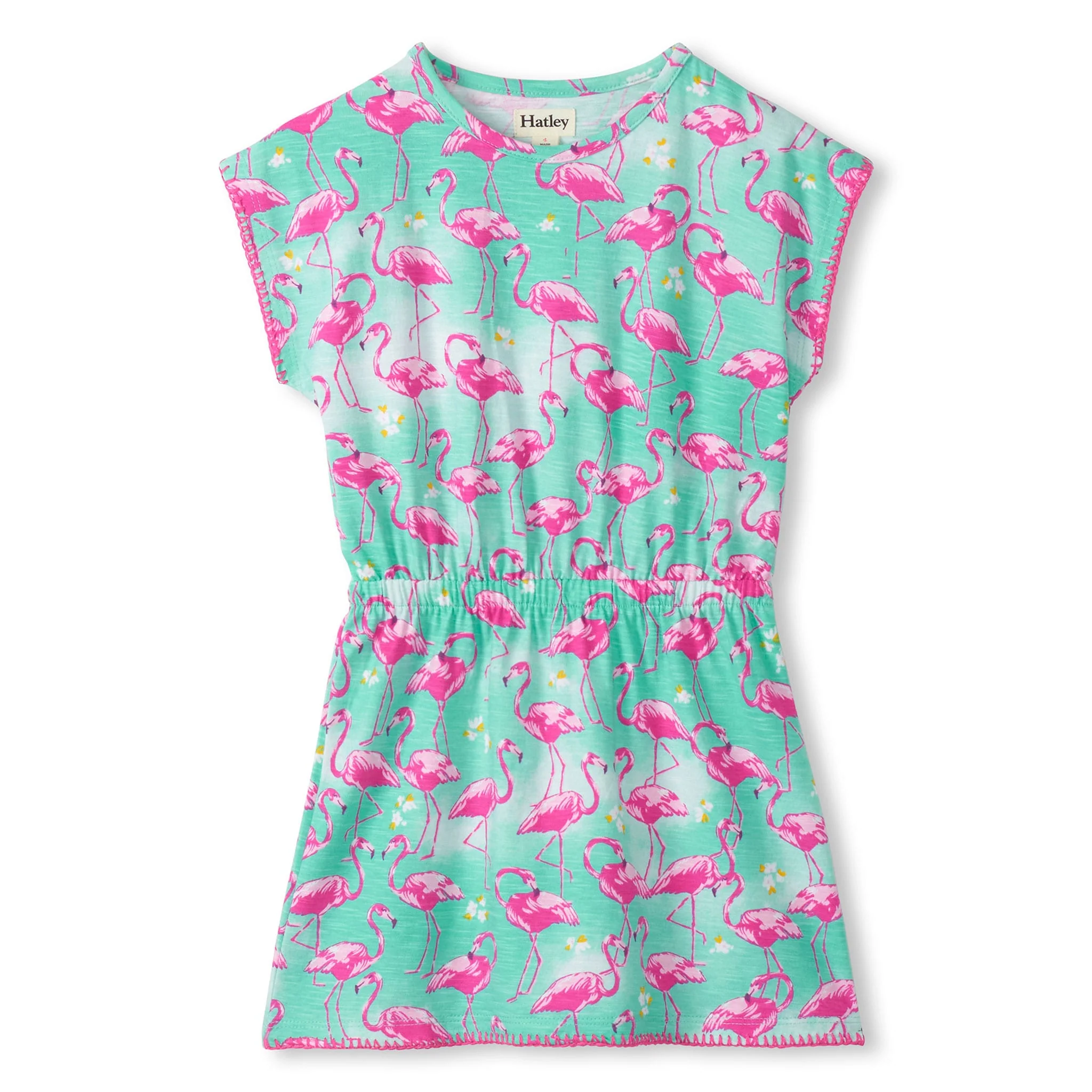Robe Flamant Rose 4-8ans