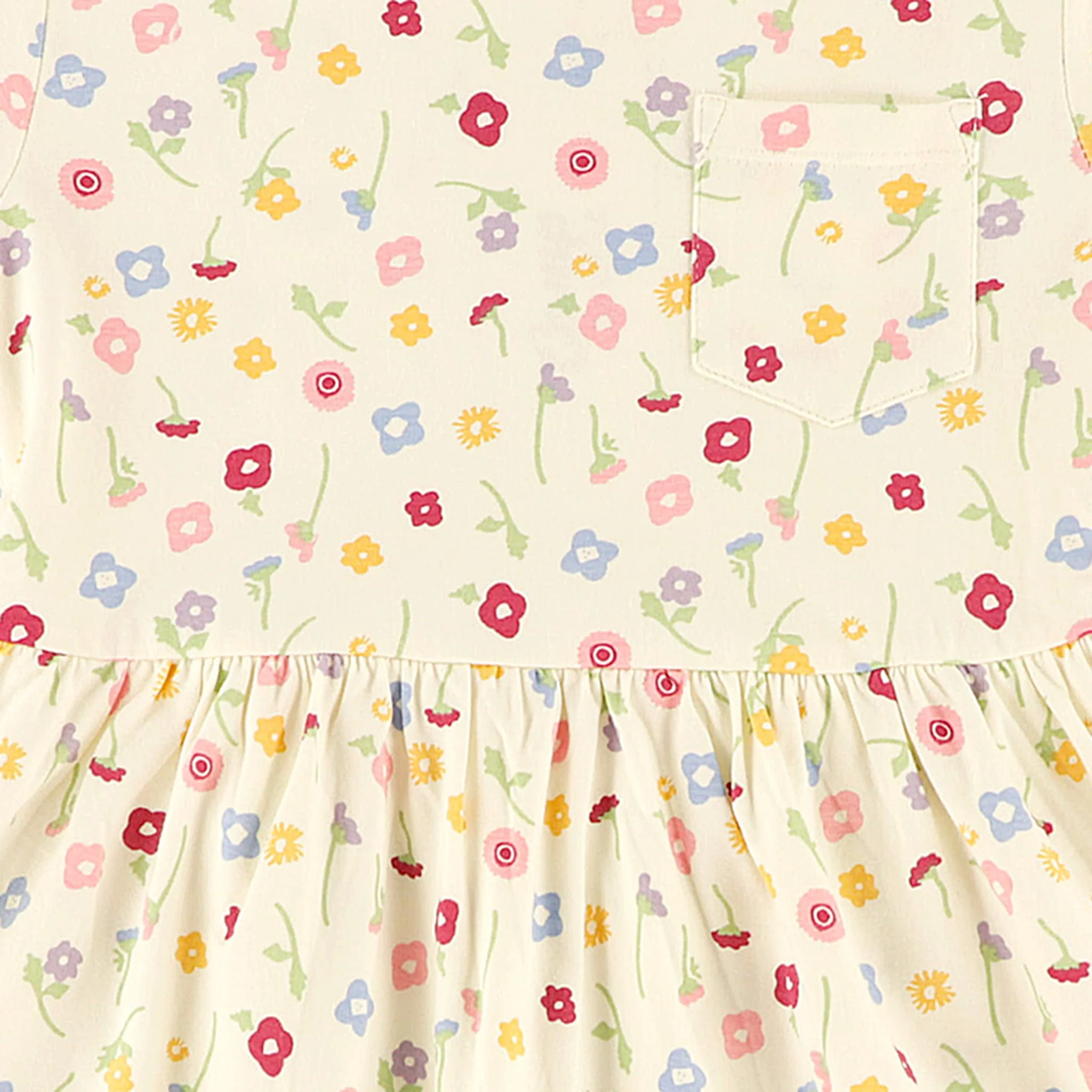 Robe Fleurs 2-8ans - Image 3