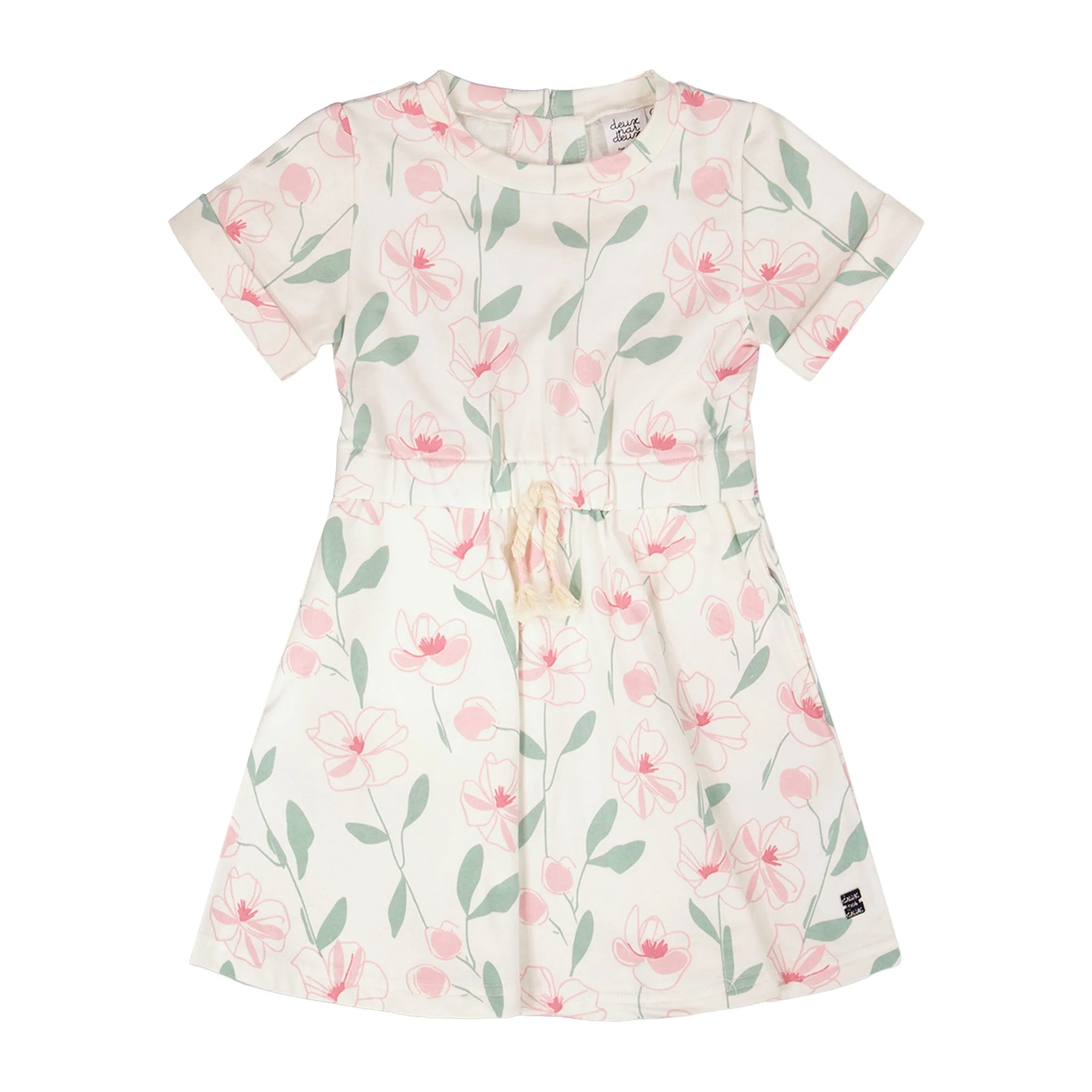Robe Fleurs Chapeau 7-10ans