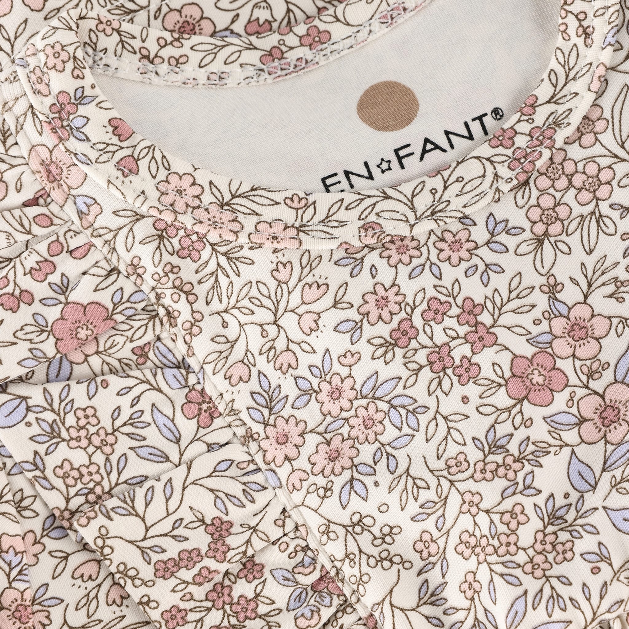 Robe Imprimée Fleurs 6-24mois - Image 4
