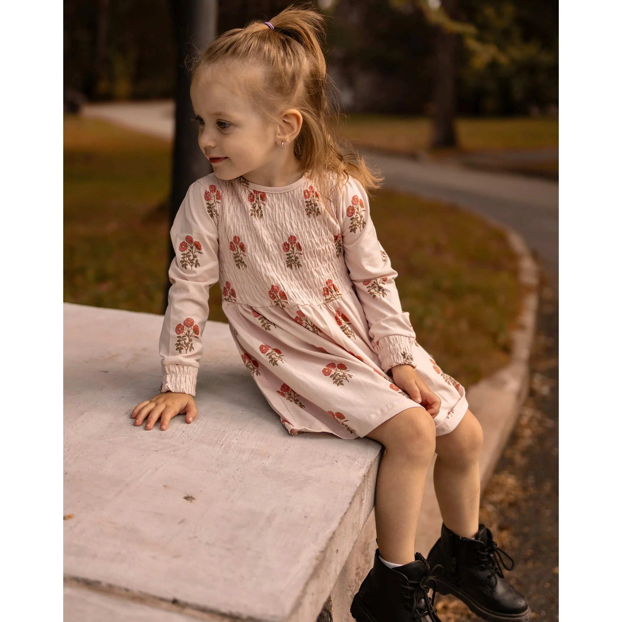 Robe Imprimée Poésie Bouquets 2-8ans - Image 6