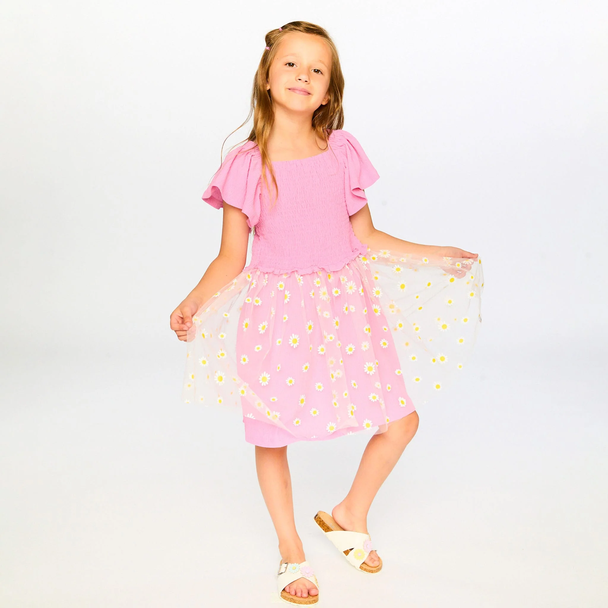 Robe Marguerites 7-10ans - Image 3