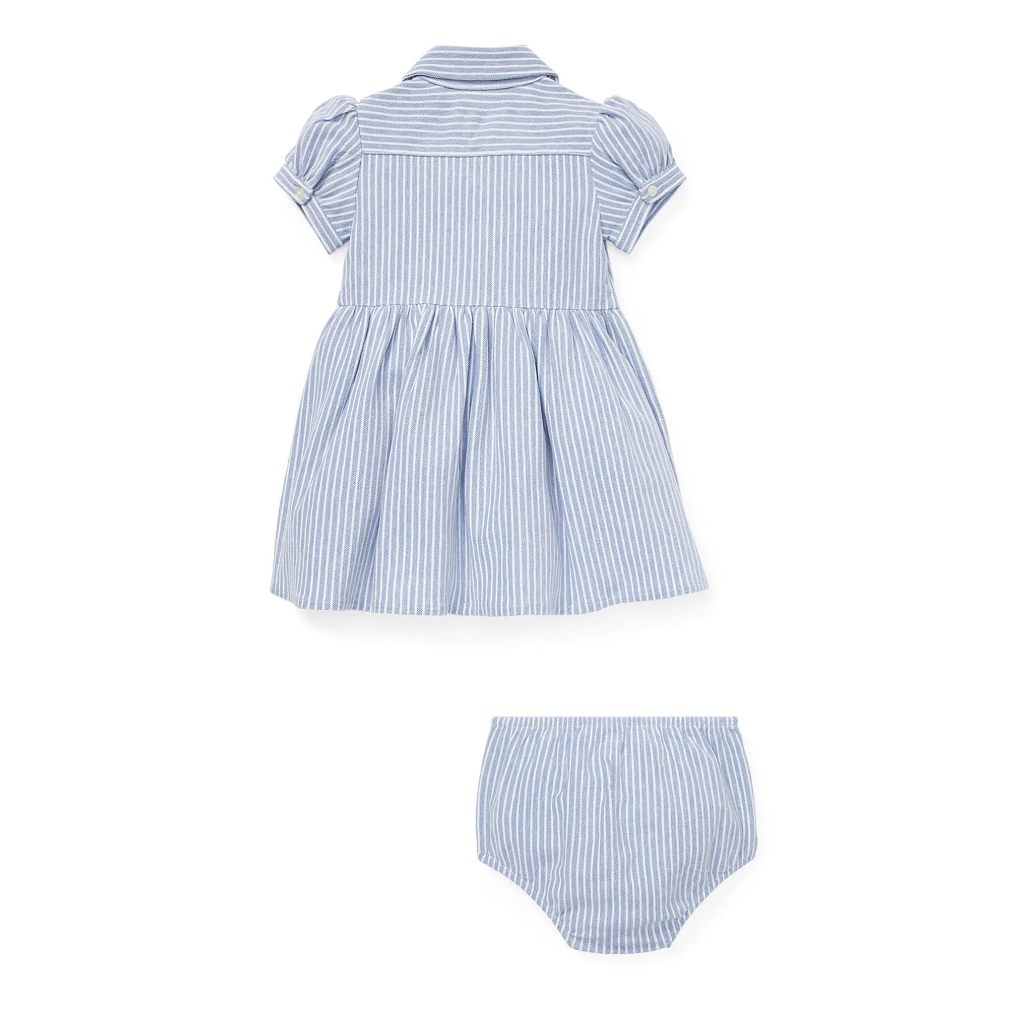 Robe Oxford Rayée 6-24mois - Image 2