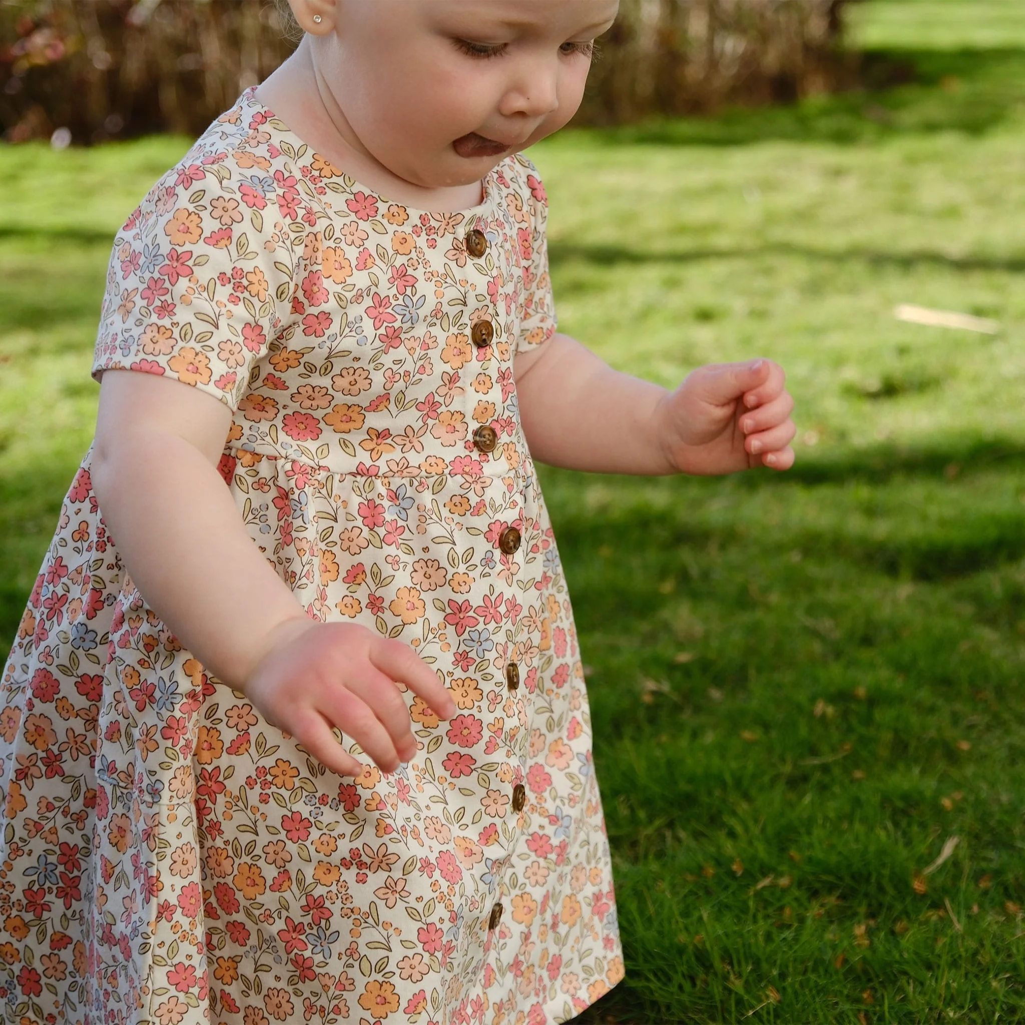 Robe Pique-nique Fleurs 2-8ans - Image 6