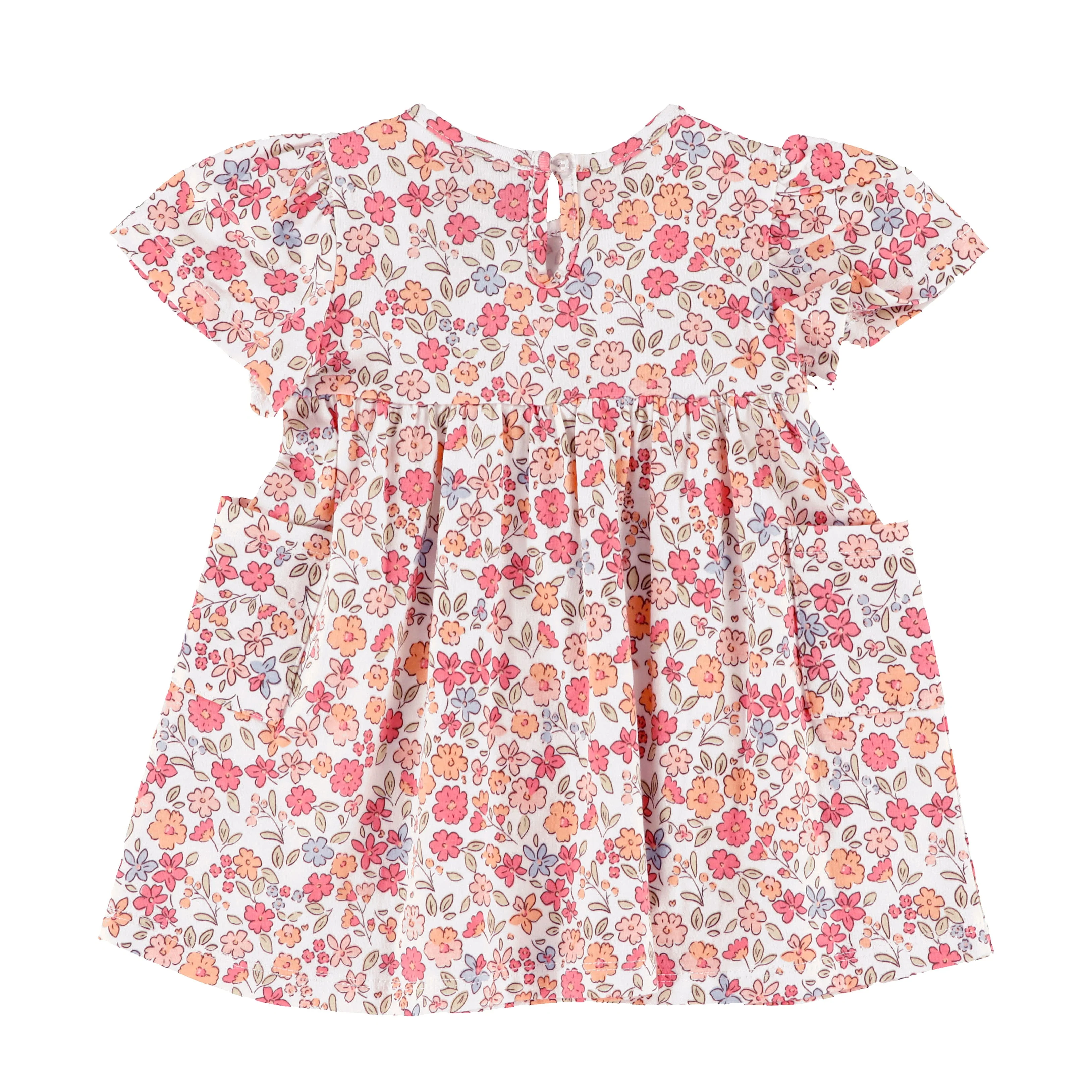 Robe Pique-nique Fleurs 3-24mois - Image 4