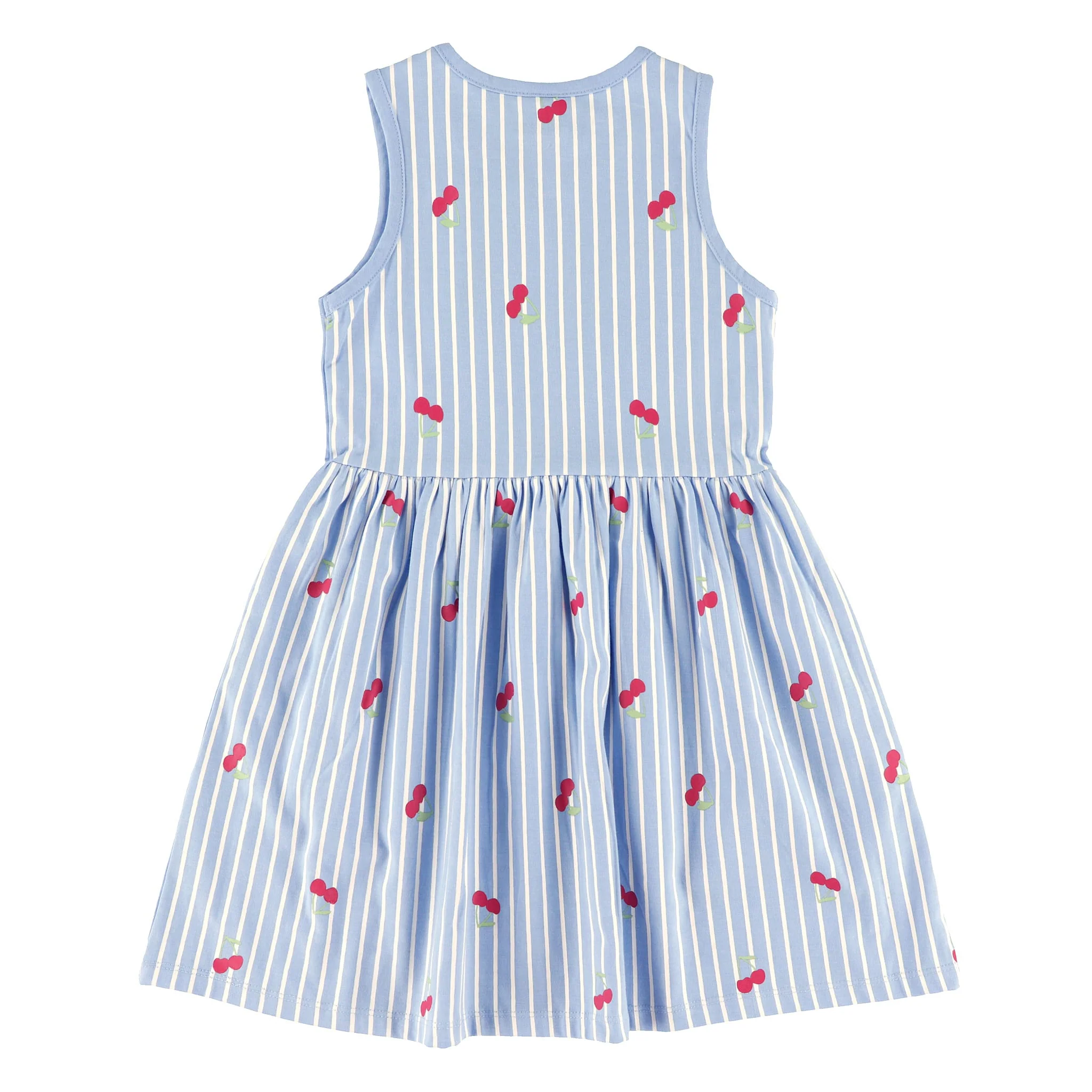 Robe Rayée Cerise 2-8ans - Image 4