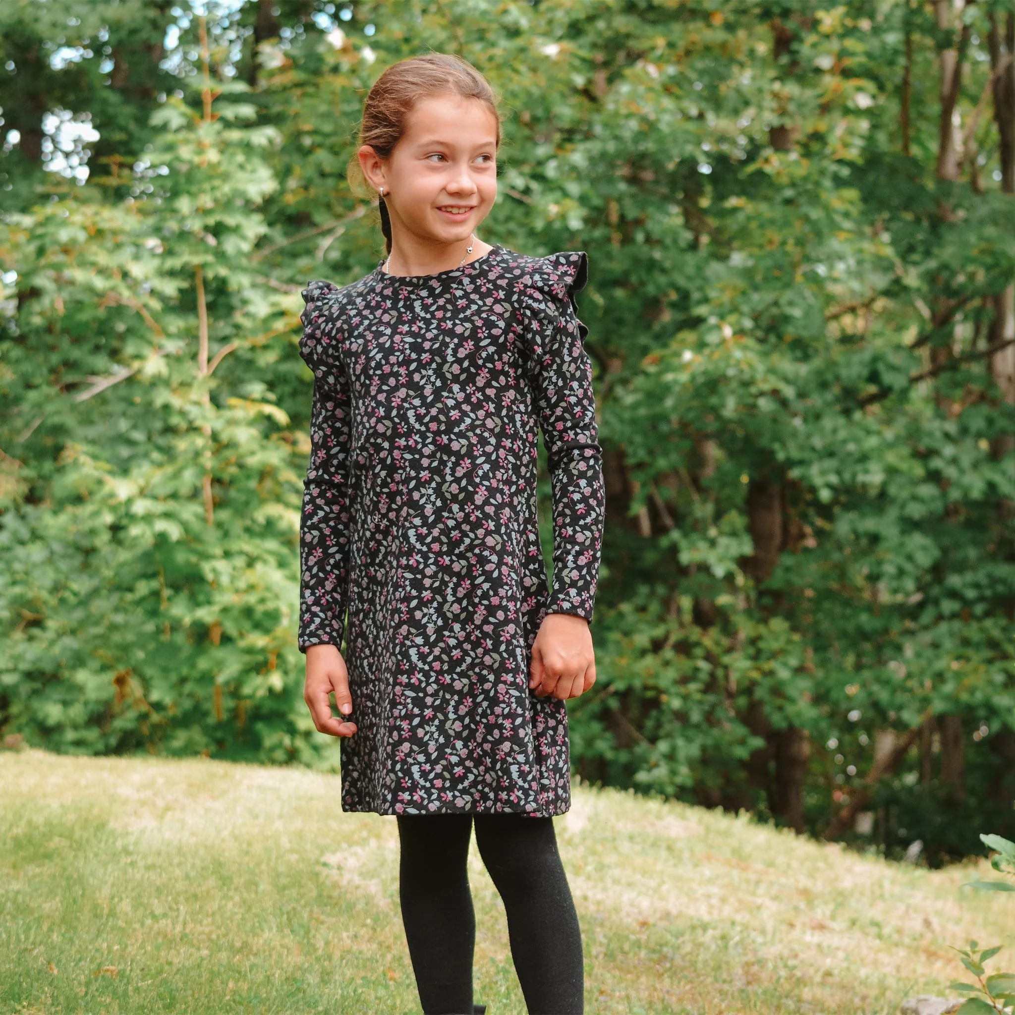 Robe Imprimée Fleurs Romance 7-14ans - Image 6