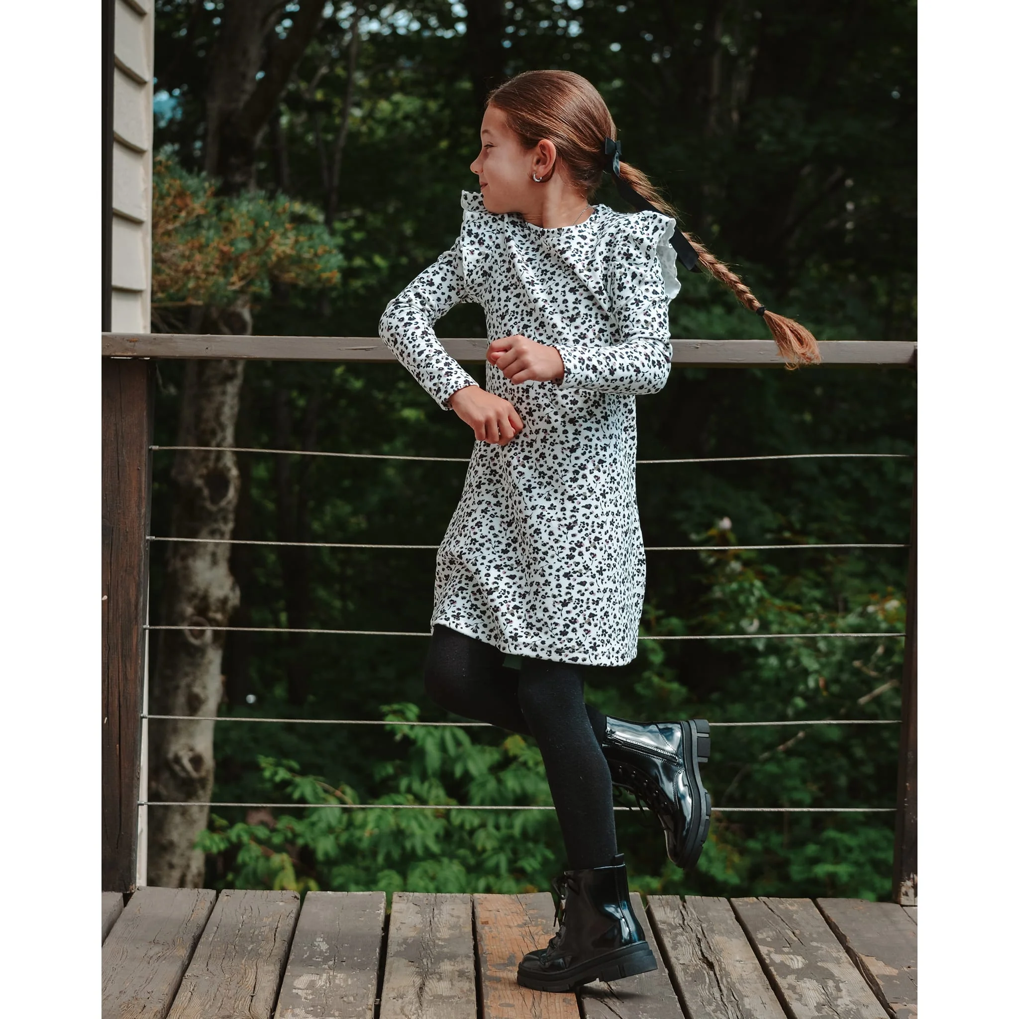 Robe Imprimée Floral Romance 7-14ans - Image 6