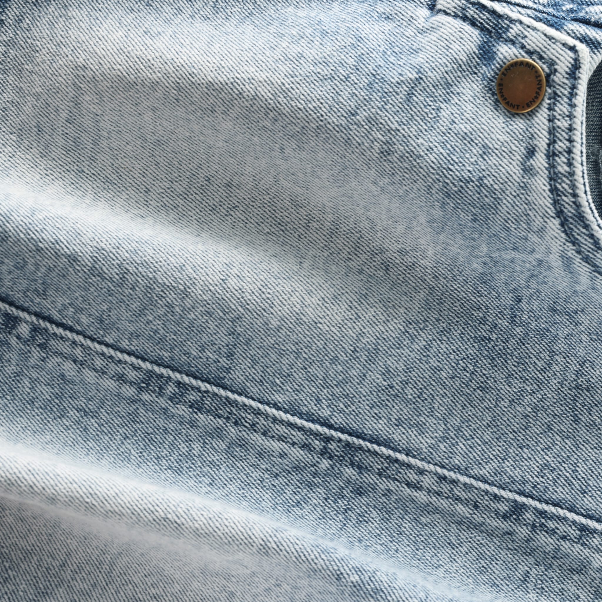 Robe Salopette Denim 6-24mois - Image 3