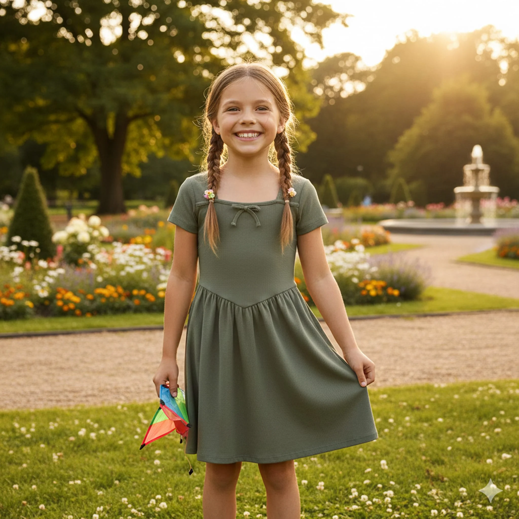 Robe Sauge Cerises 7-14ans - Image 6