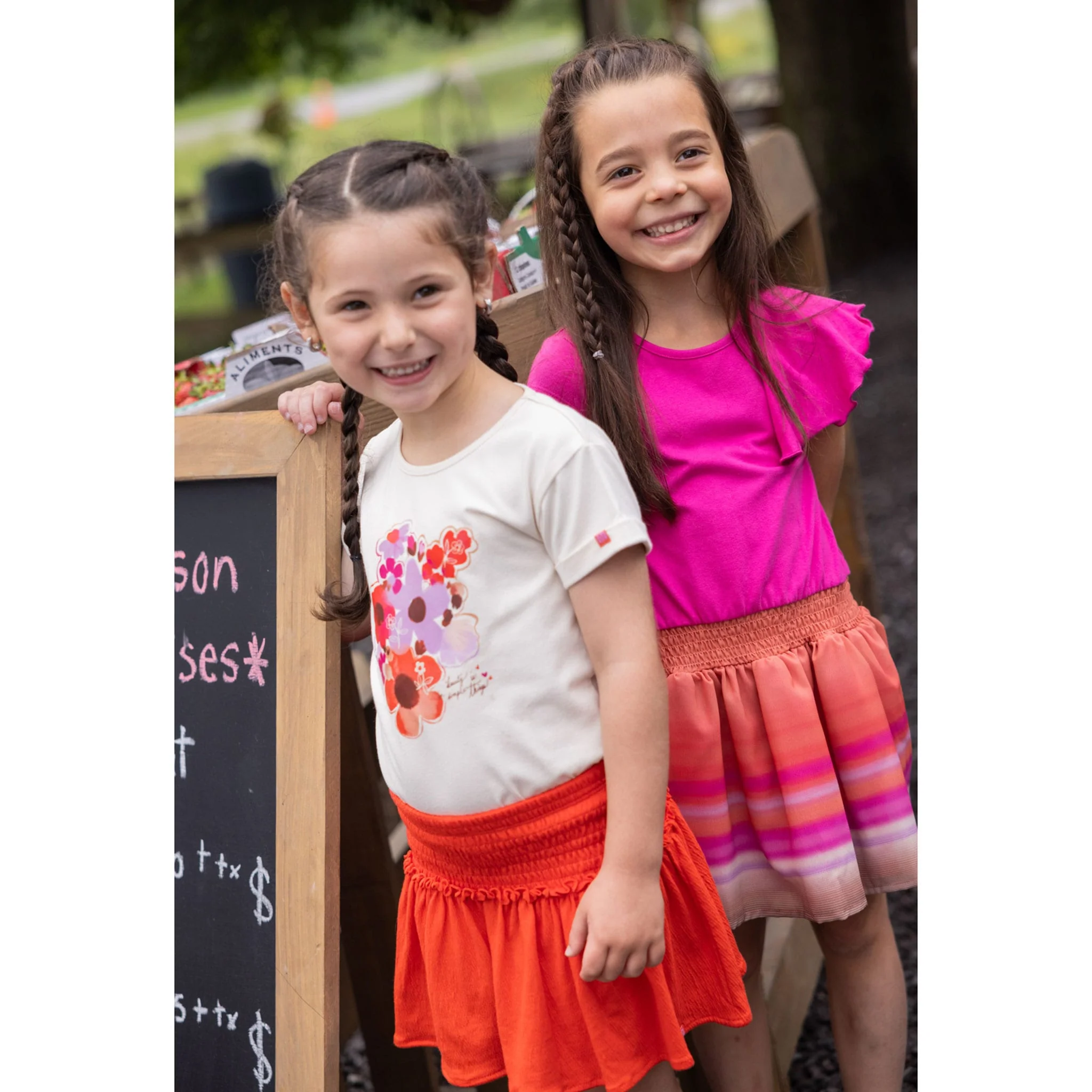 Robe Volants Fleurs 2-12ans - Image 7