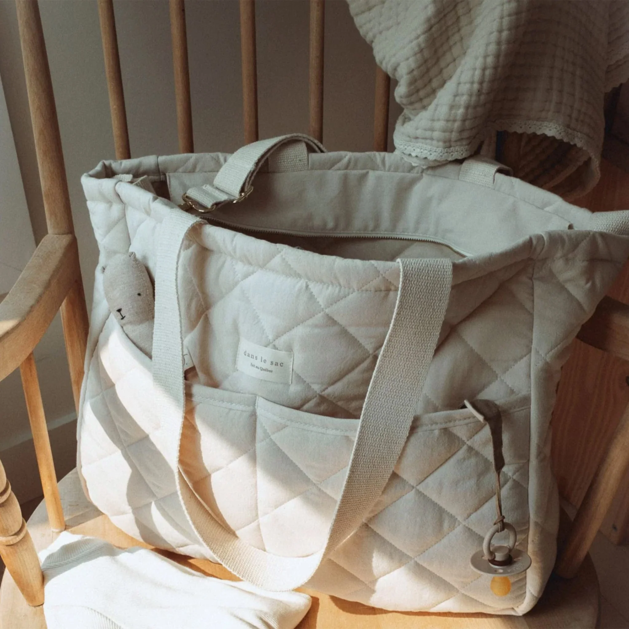 Sac à Couches - Crème - Image 3